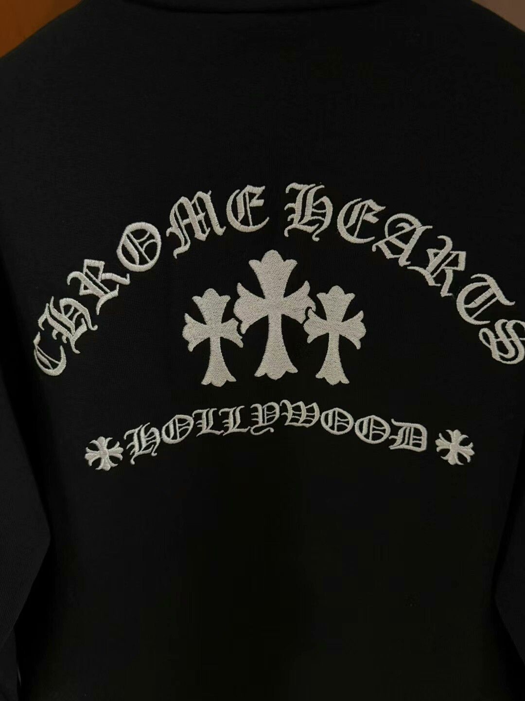 Chrome Hearts chrome hearts black half-zip sweatshirt Size US M / EU 48-50 / 2 - 3 Thumbnail