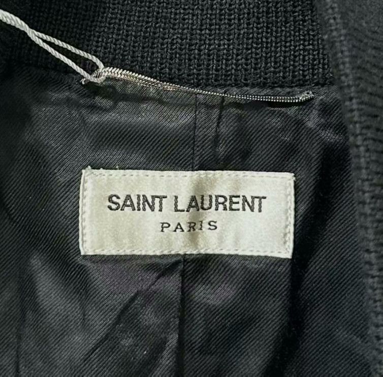 Saint Laurent Paris classic black and white baseball jacket Size US L / EU 52-54 / 3 - 4 Thumbnail