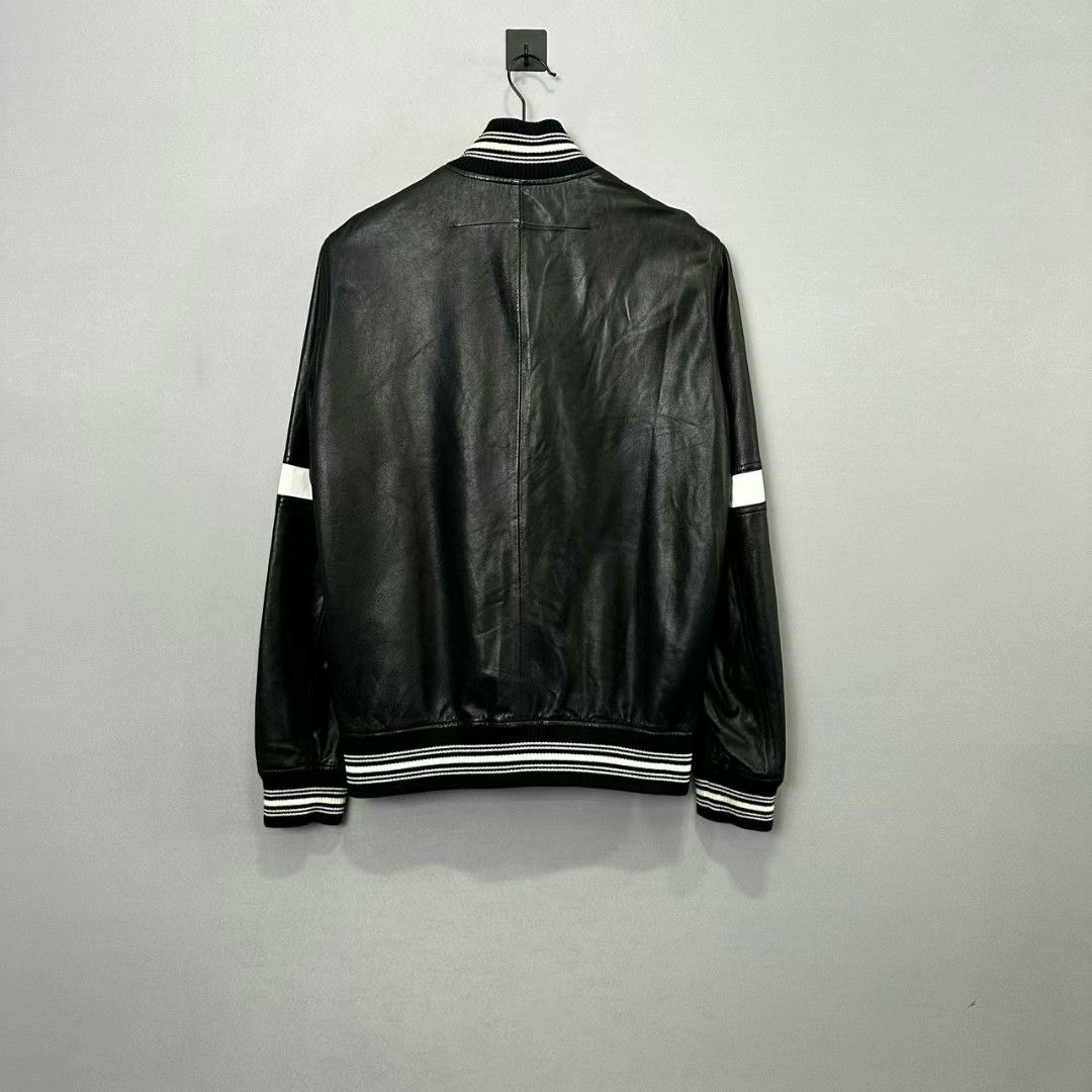 Givenchy givenchy leather bomber jacket with stars Size US L / EU 52-54 / 3 - 2 Thumbnail