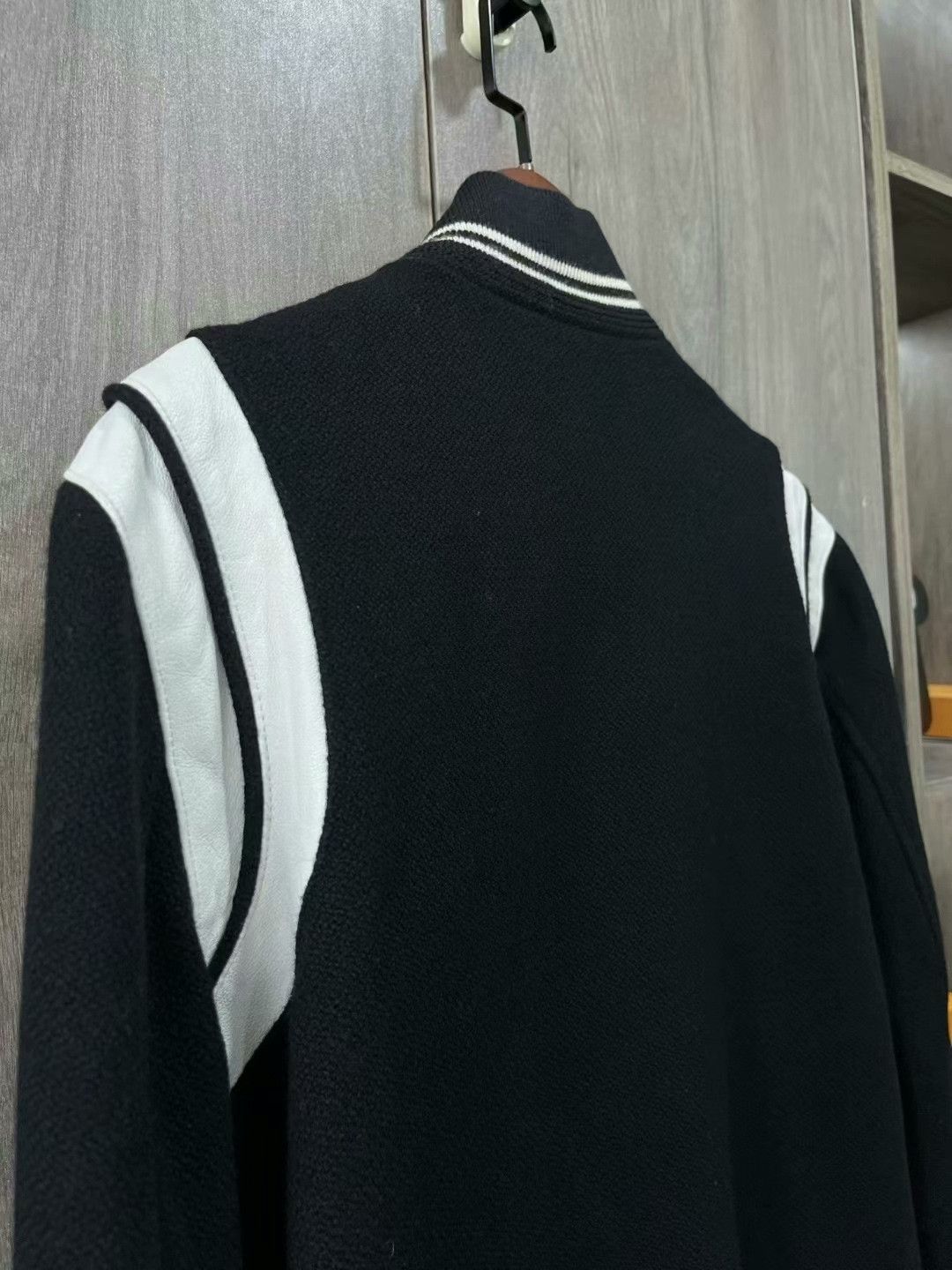 Saint Laurent Paris saint laurent black and white baseball jacket Size US L / EU 52-54 / 3 - 5 Thumbnail