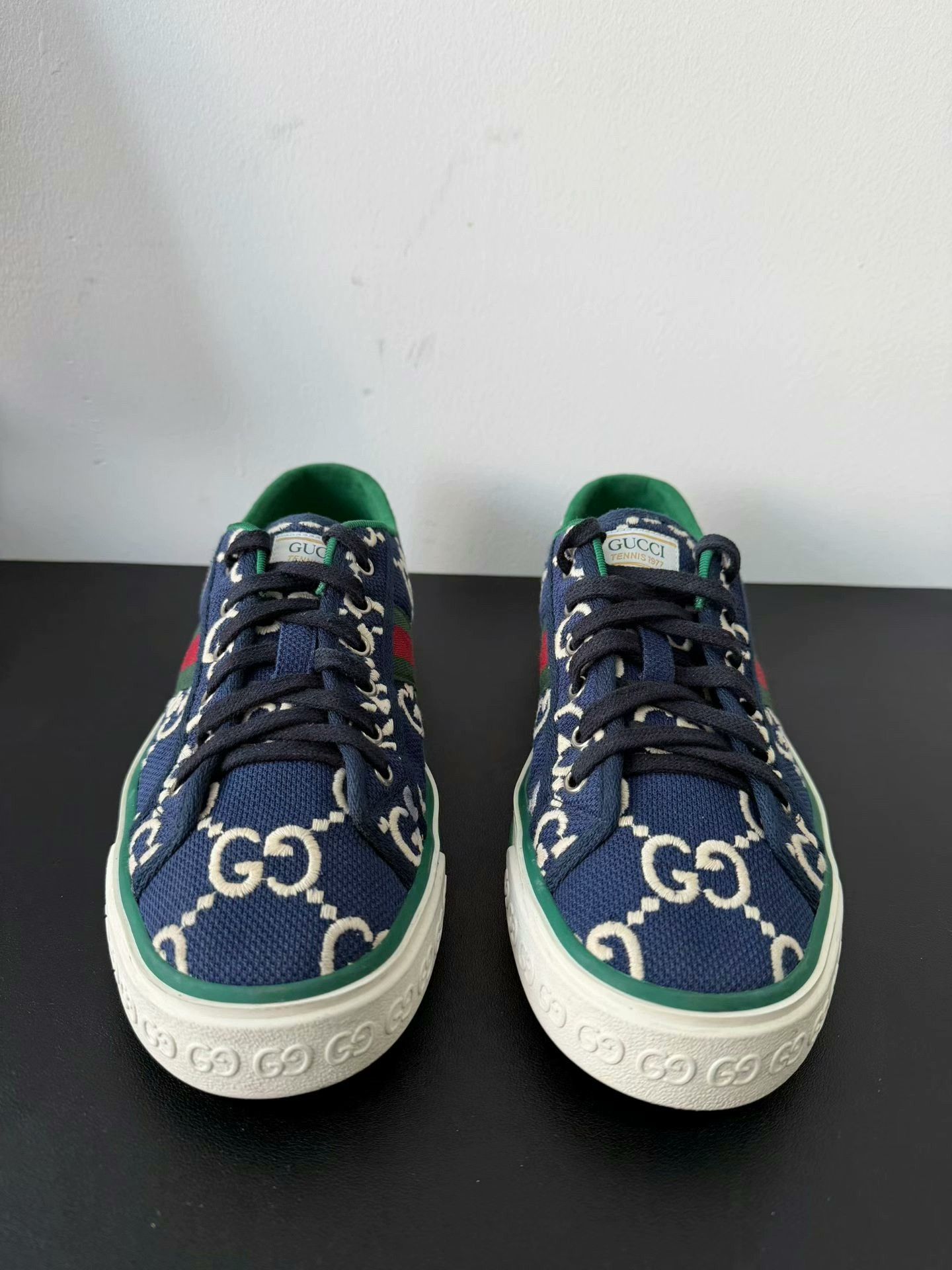 Gucci gucci 1977 vintage sneakers in navy green Size US 9.5 / EU 42-43 - 2 Thumbnail
