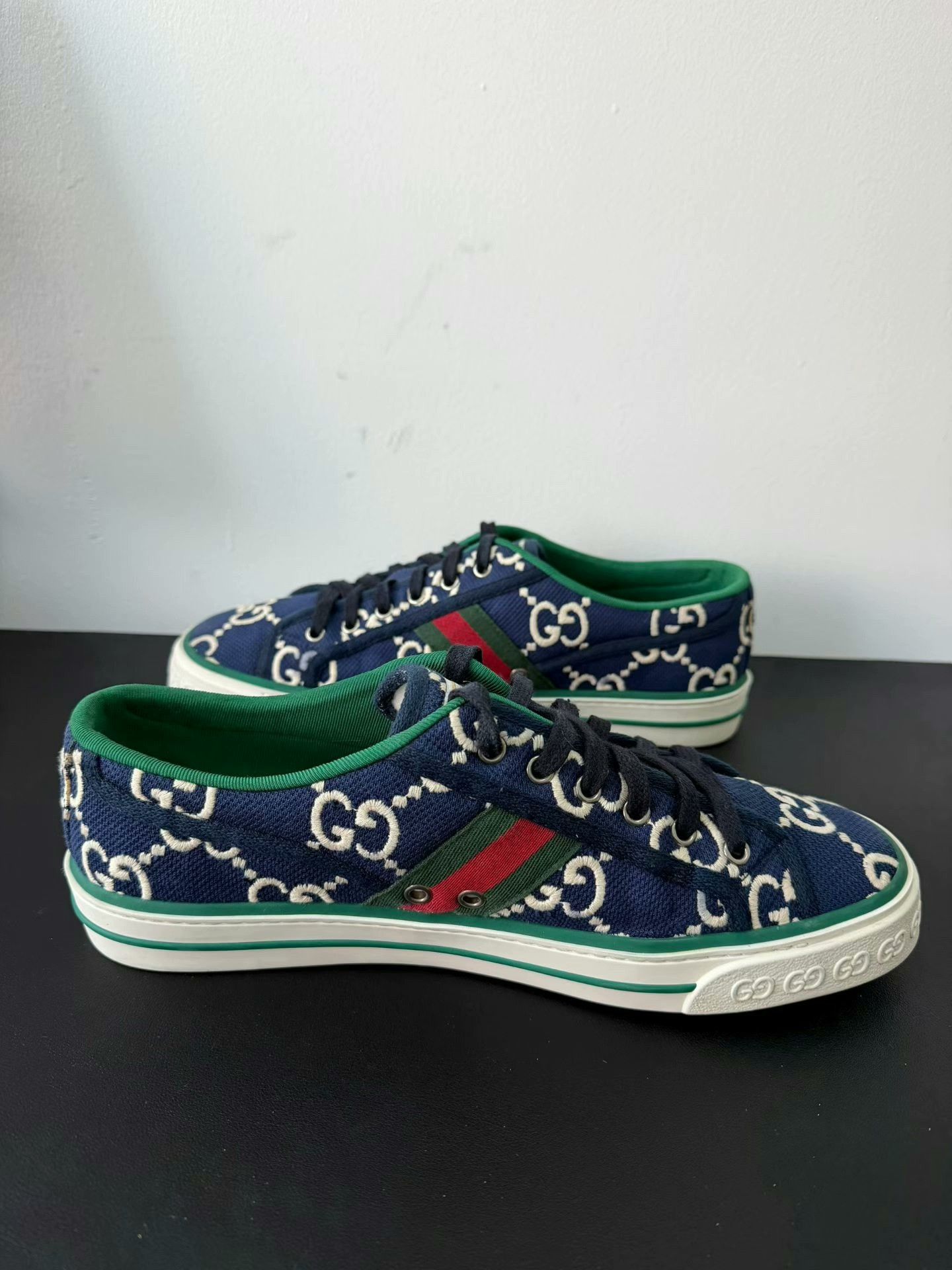 Gucci gucci 1977 vintage sneakers in navy green Size US 9.5 / EU 42-43 - 5 Thumbnail