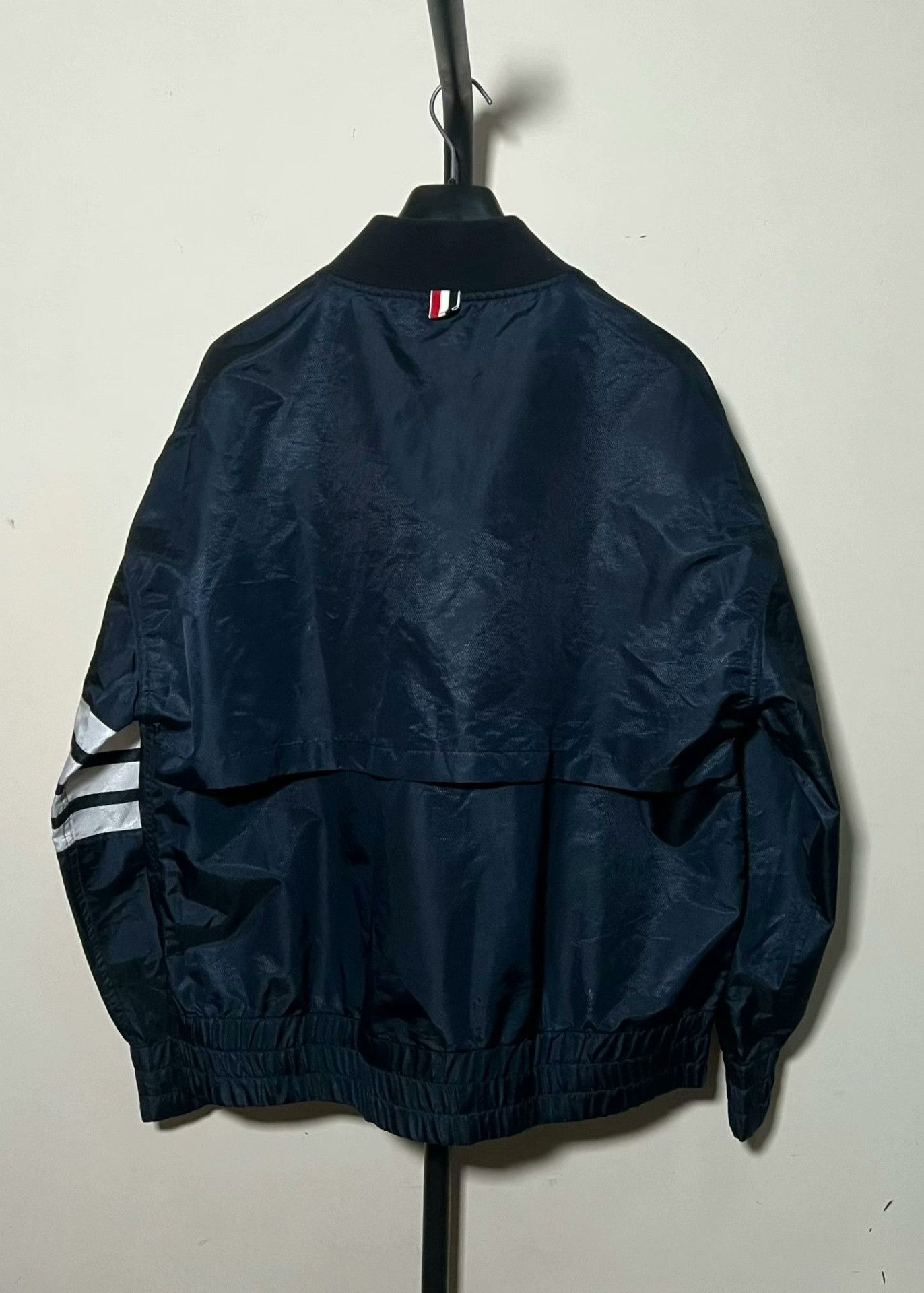Thom Browne thom browne deep blue zip baseball jacket Size US M / EU 48-50 / 2 - 3 Thumbnail