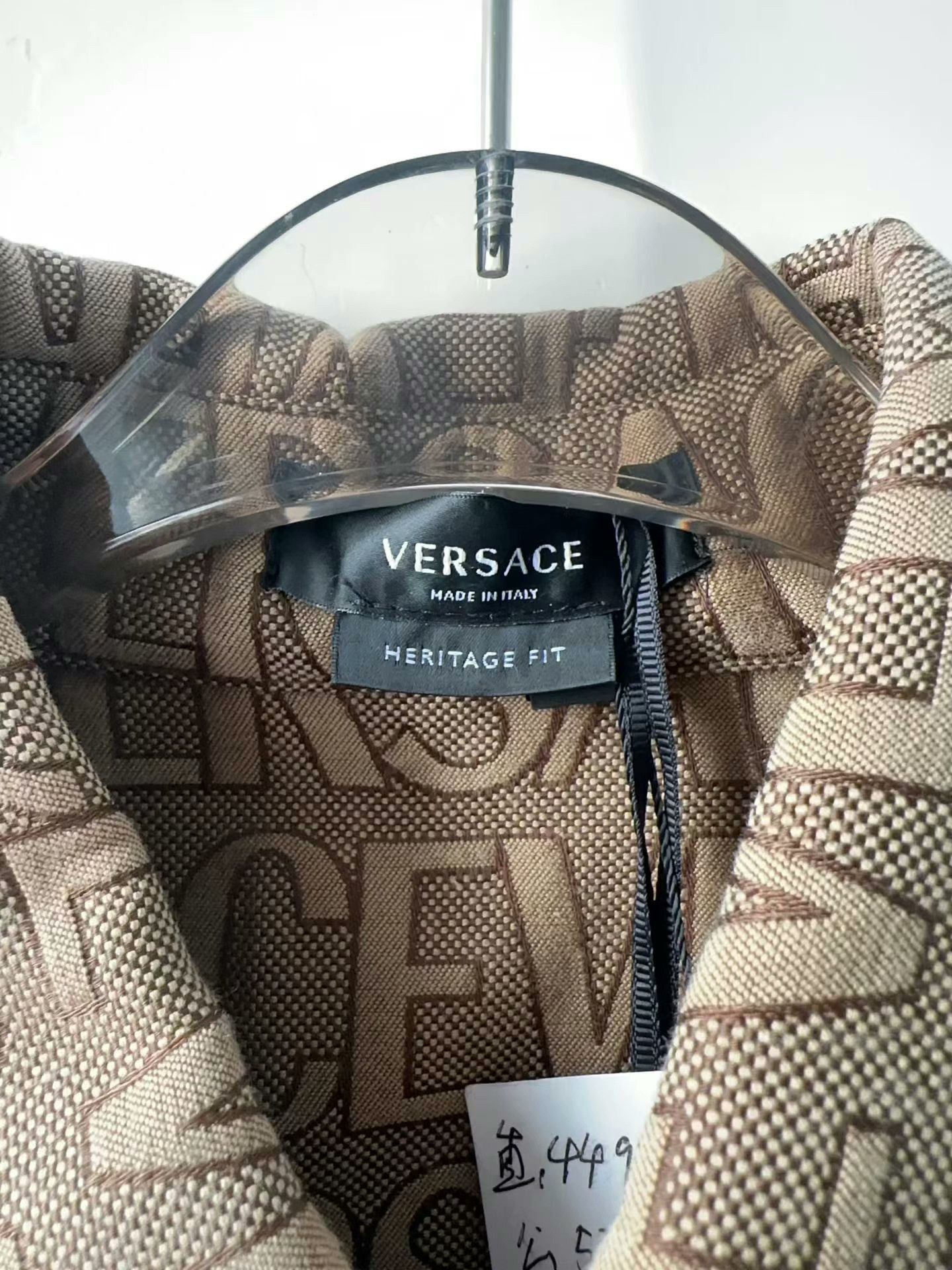 Versace versace full print jacket in brown Size US L / EU 52-54 / 3 - 3 Thumbnail