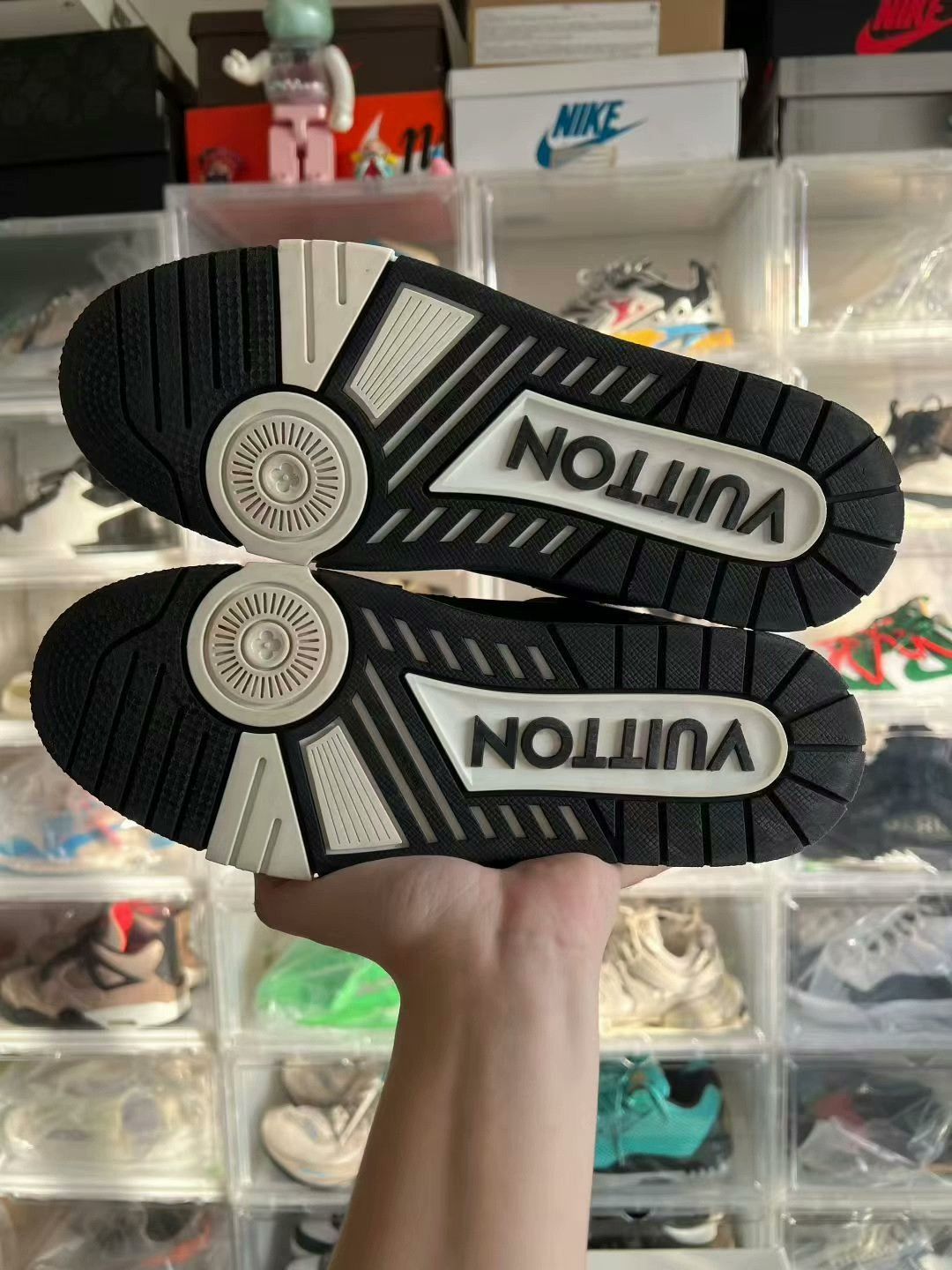 Louis Vuitton lv trainer black and white sneakers size 42 Size US 9 / EU 42 - 6 Thumbnail