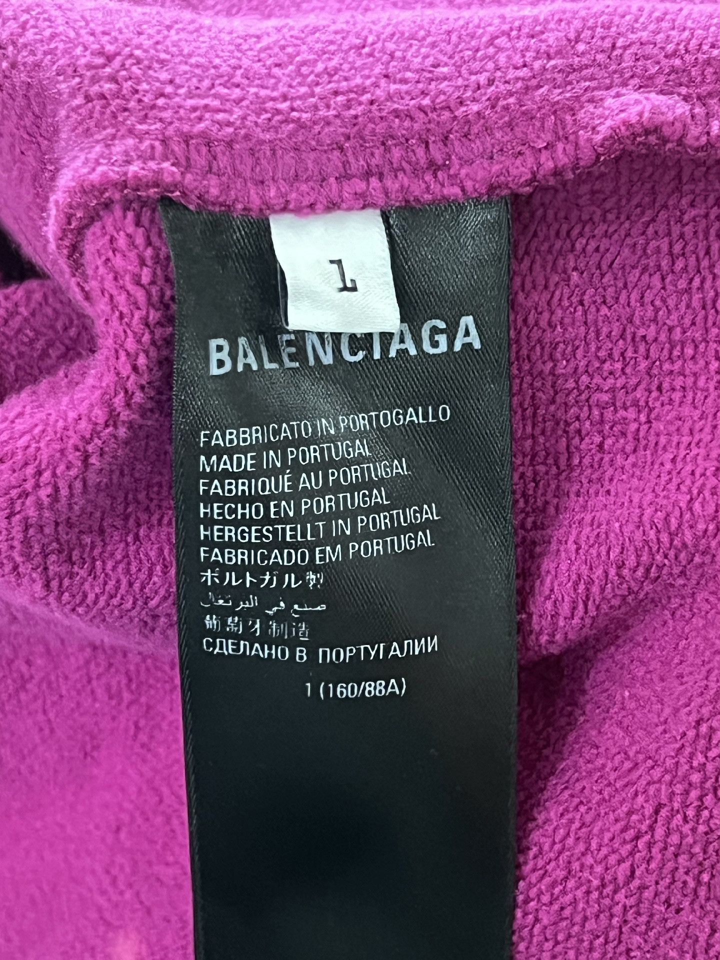 Balenciaga balenciaga rainbow logo hoodie in pink Size US L / EU 52-54 / 3 - 4 Thumbnail