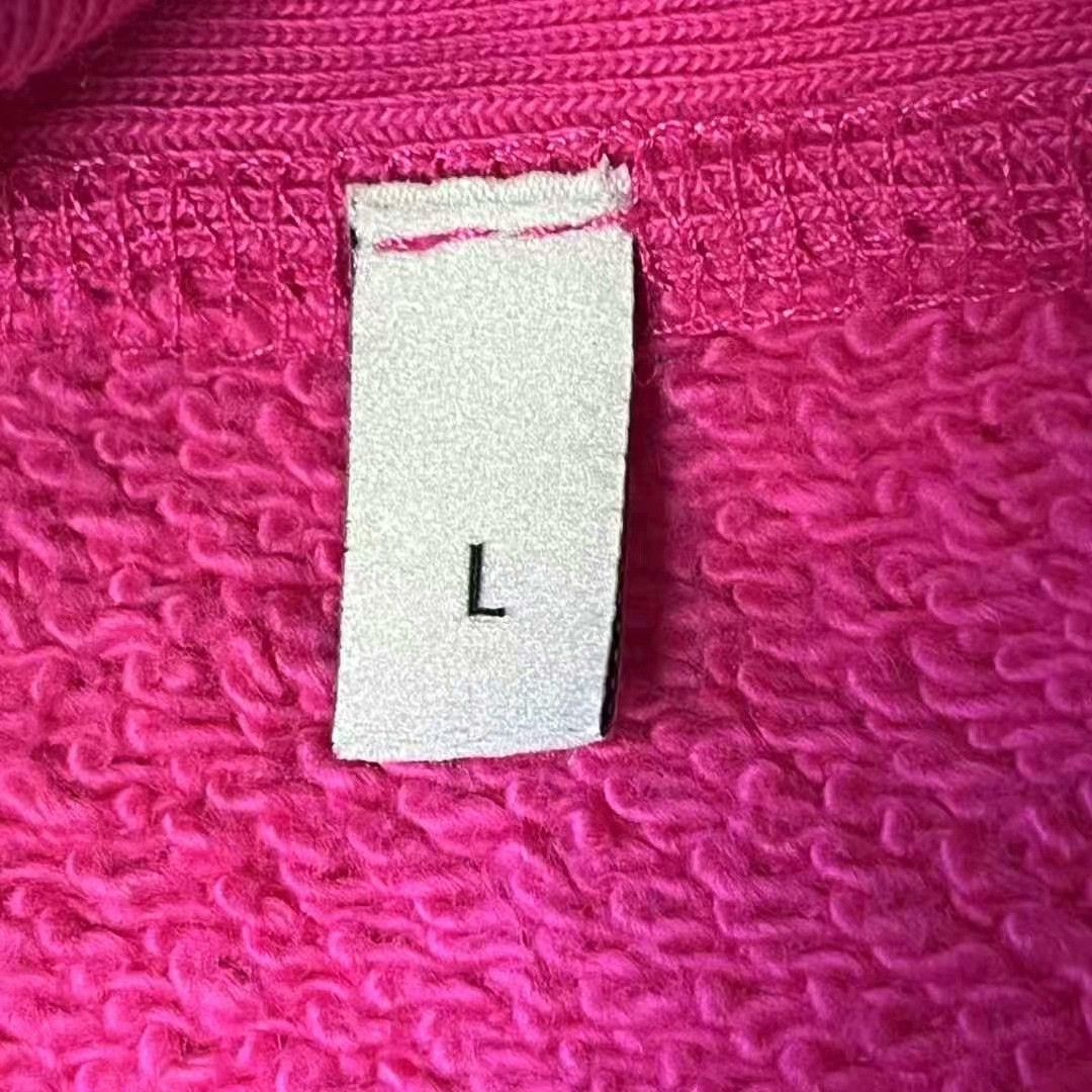 Gucci gucci pink logo hoodie sweatshirt for women Size L / US 10 / IT 46 - 4 Thumbnail