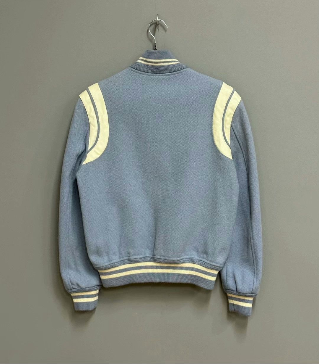 Saint Laurent Paris saint laurent light blue baseball jacket Size US M / EU 48-50 / 2 - 4 Thumbnail