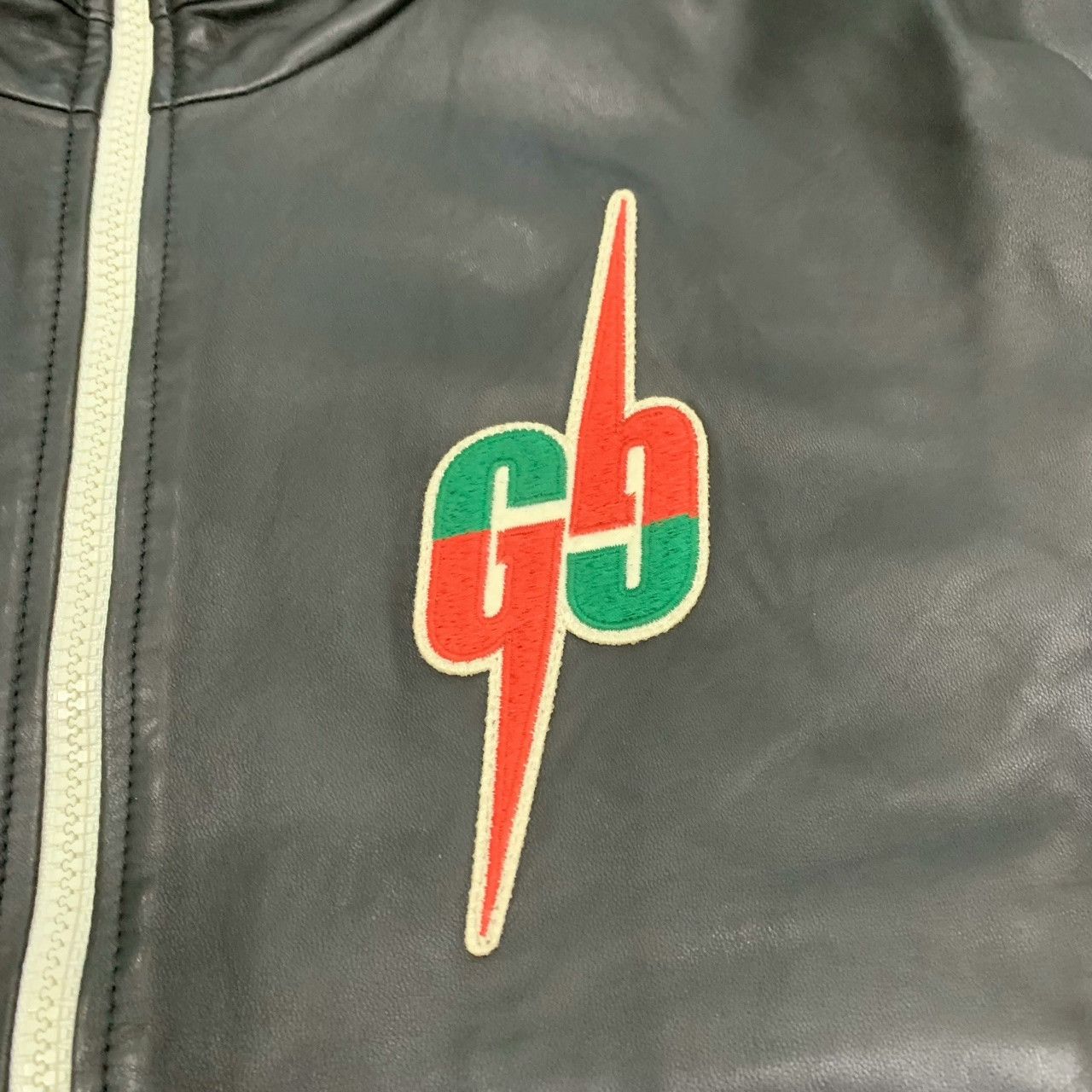 Gucci Gucci Red And Black Leather Jacket Size US M / EU 48-50 / 2 - 4 Thumbnail