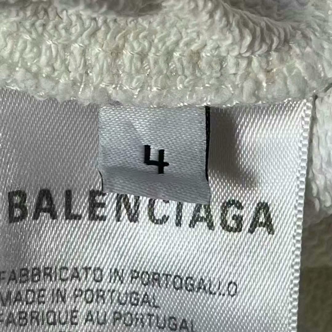 Balenciaga balenciaga logo printed long sleeve hoodie Size US M / EU 48-50 / 2 - 4 Thumbnail