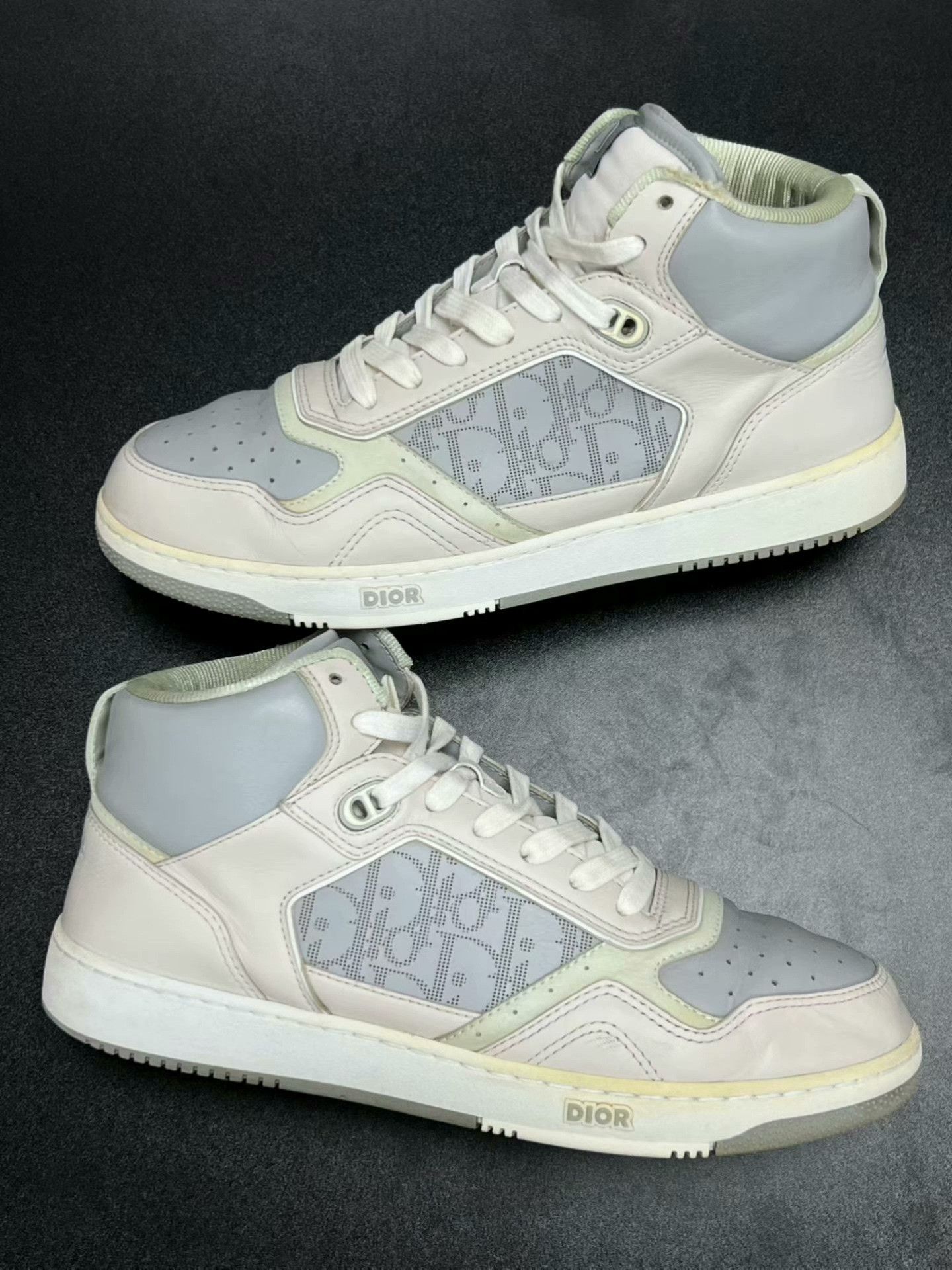 Dior dior b27 logo high-top sneakers in white Size US 9 / EU 42 - 5 Thumbnail