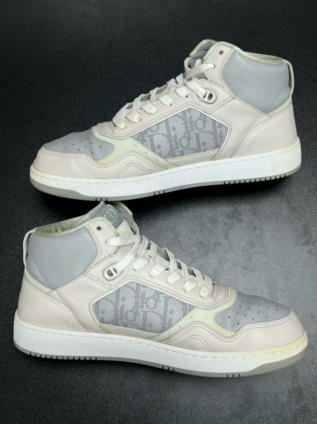 Dior dior b27 logo high-top sneakers in white Size US 9 / EU 42 - 6 Thumbnail