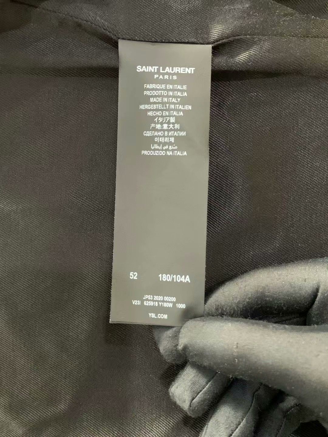 Saint Laurent Paris saint laurent black casual long sleeve jacket Size US L / EU 52-54 / 3 - 6 Thumbnail