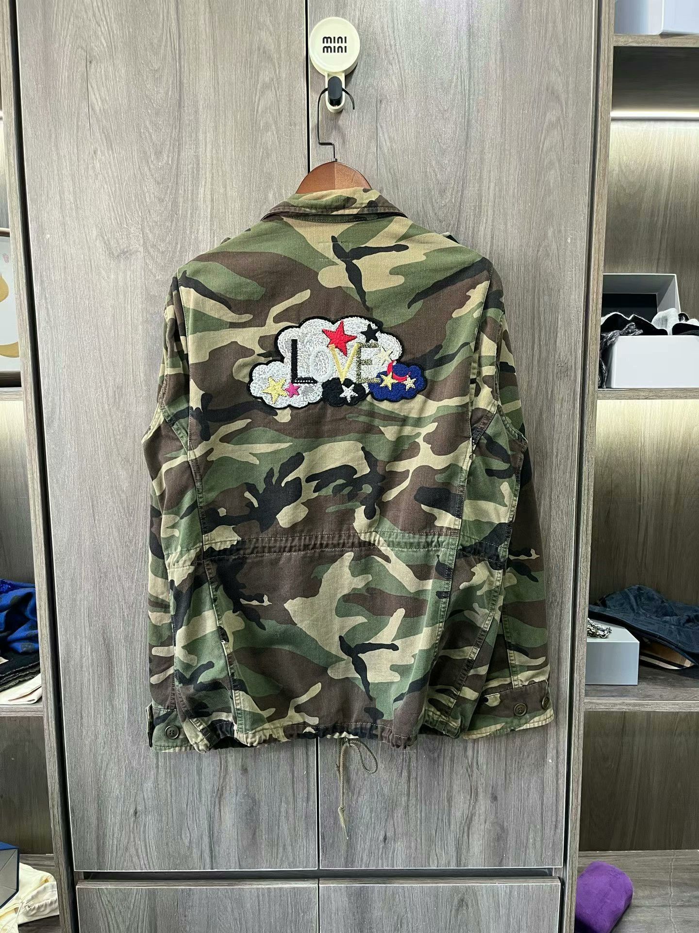 Saint Laurent Paris camouflage utility jacket by Saint Laurent Size US S / EU 44-46 / 1 - 5 Thumbnail