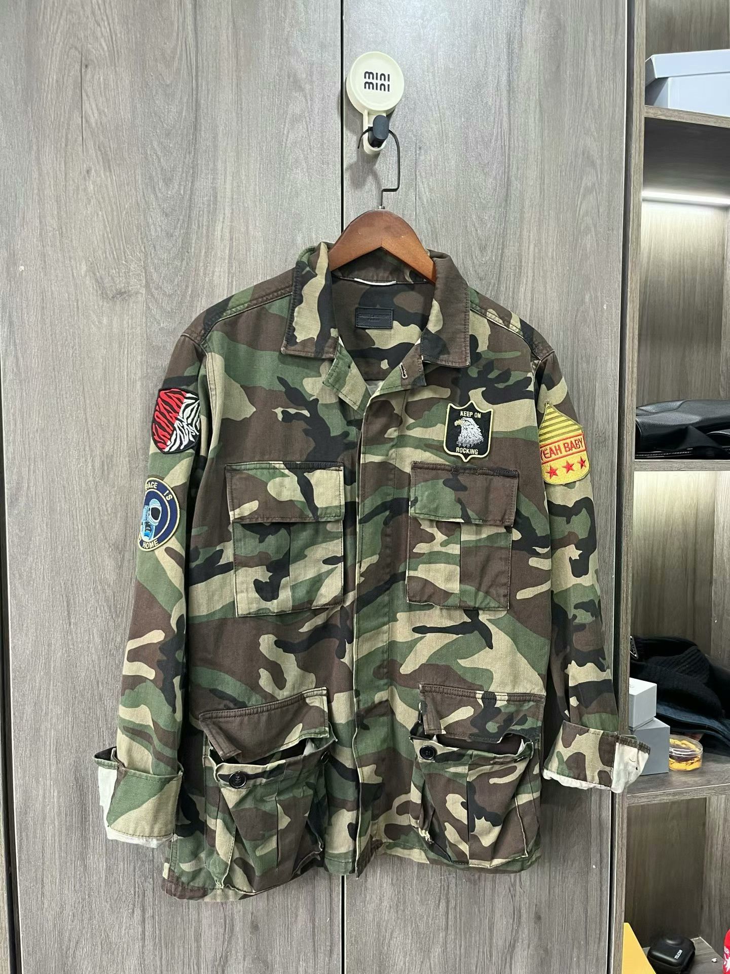 Saint Laurent Paris saint laurent camouflage men's jacket size xs Size US XS / EU 42 / 0 - 2 Thumbnail
