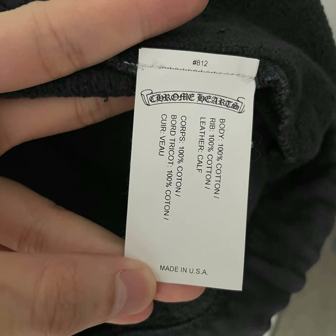 Chrome Hearts chrome hearts black sweatpants with red patches Size US 44 / EU 60 - 5 Thumbnail