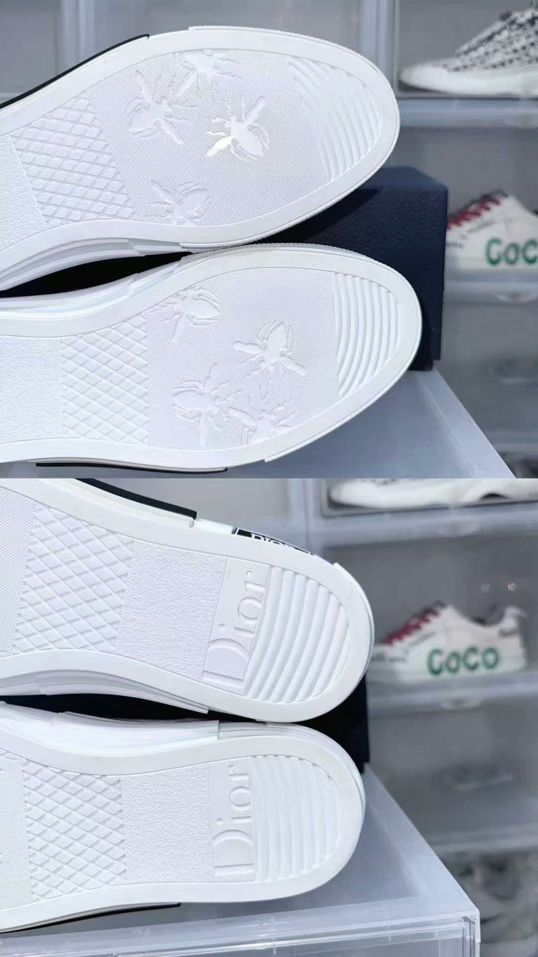 Dior dior b23 full print white and red sneakers Size US 10.5 / EU 43-44 - 7 Thumbnail