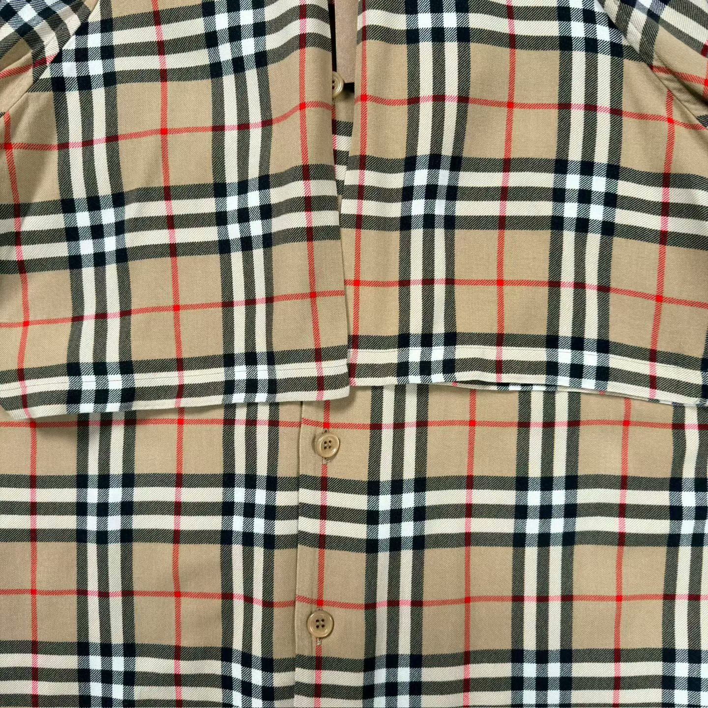 Burberry burberry striped short sleeve shirt in xl Size US XL / EU 56 / 4 - 6 Thumbnail