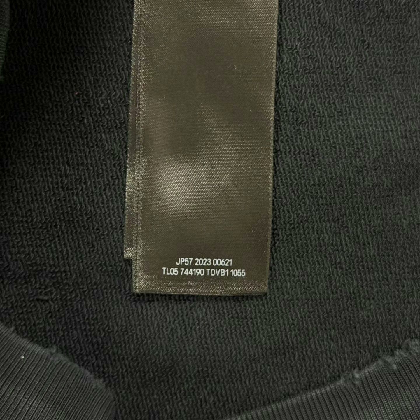 Balenciaga black hoodie with logo and tape design Size US S / EU 44-46 / 1 - 5 Thumbnail