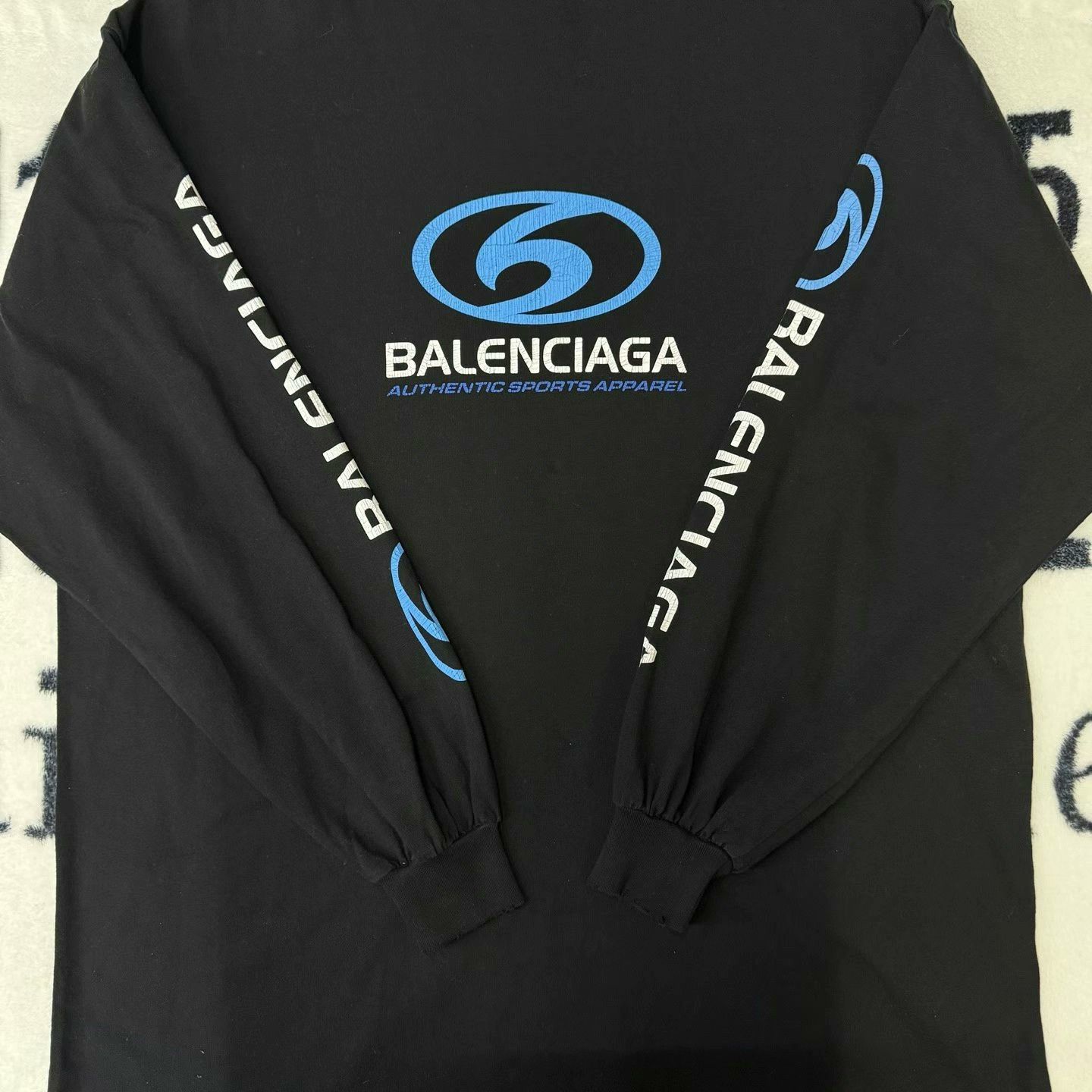 Balenciaga balenciaga black graphic oversized sweatshirt Size US XXL / EU 58 / 5 - 2 Thumbnail