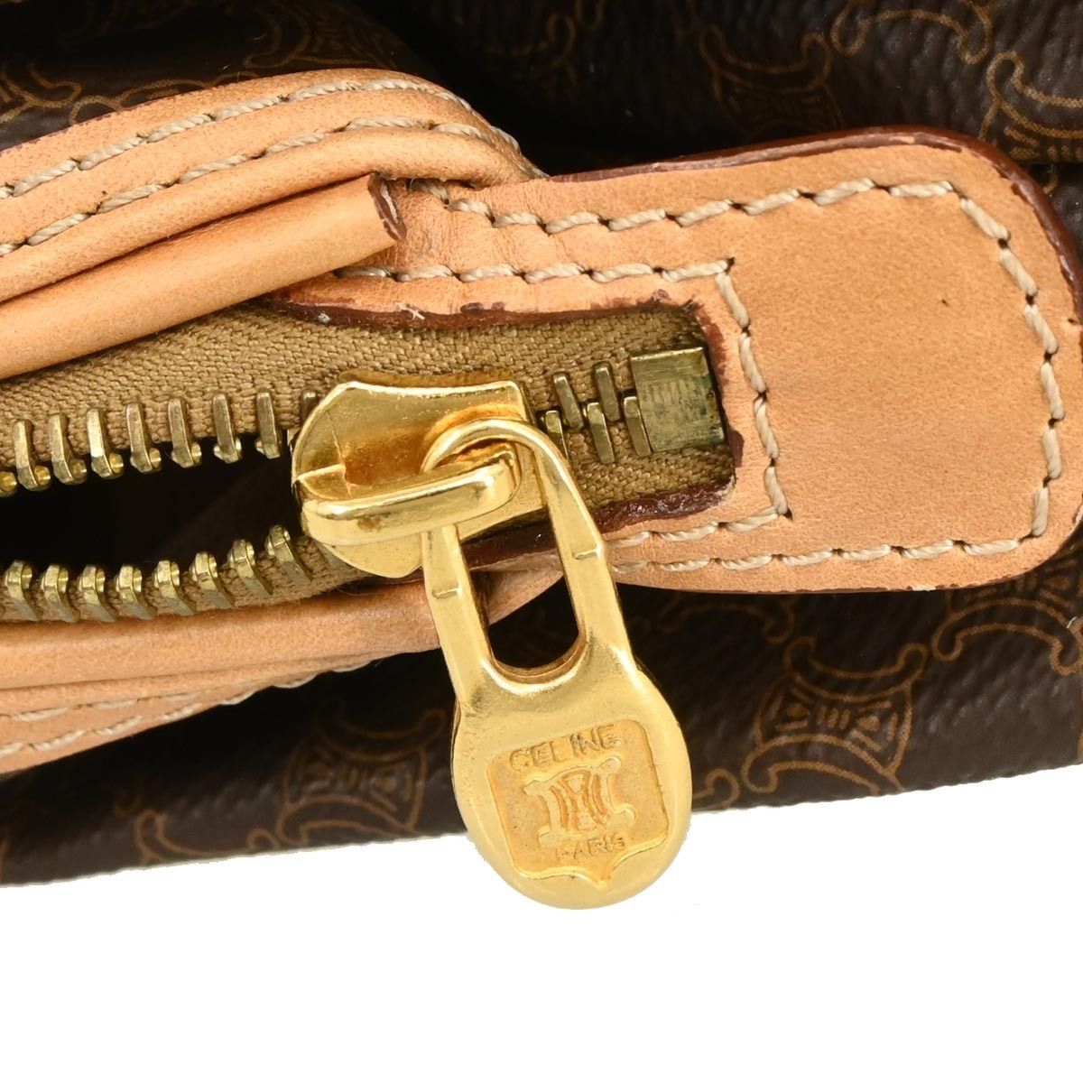 Celine Celine Macadam Pochette Canvas and Leather Size ONE SIZE - 5 Thumbnail
