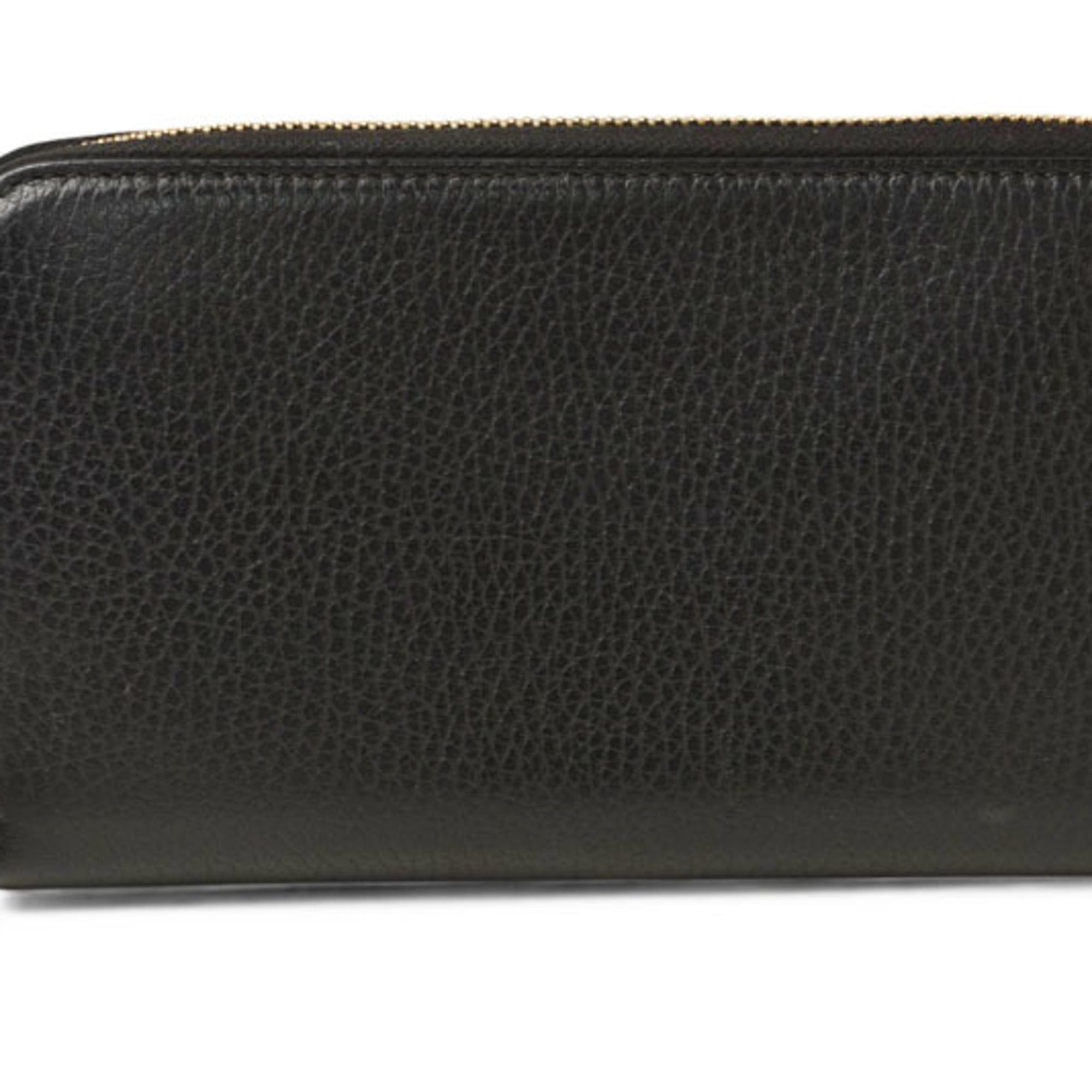 Gucci Gucci Wallet, GUCCI Round Leather Long Wallet 509644 with Interlocking G in Black Size ONE SIZE - 2 Thumbnail