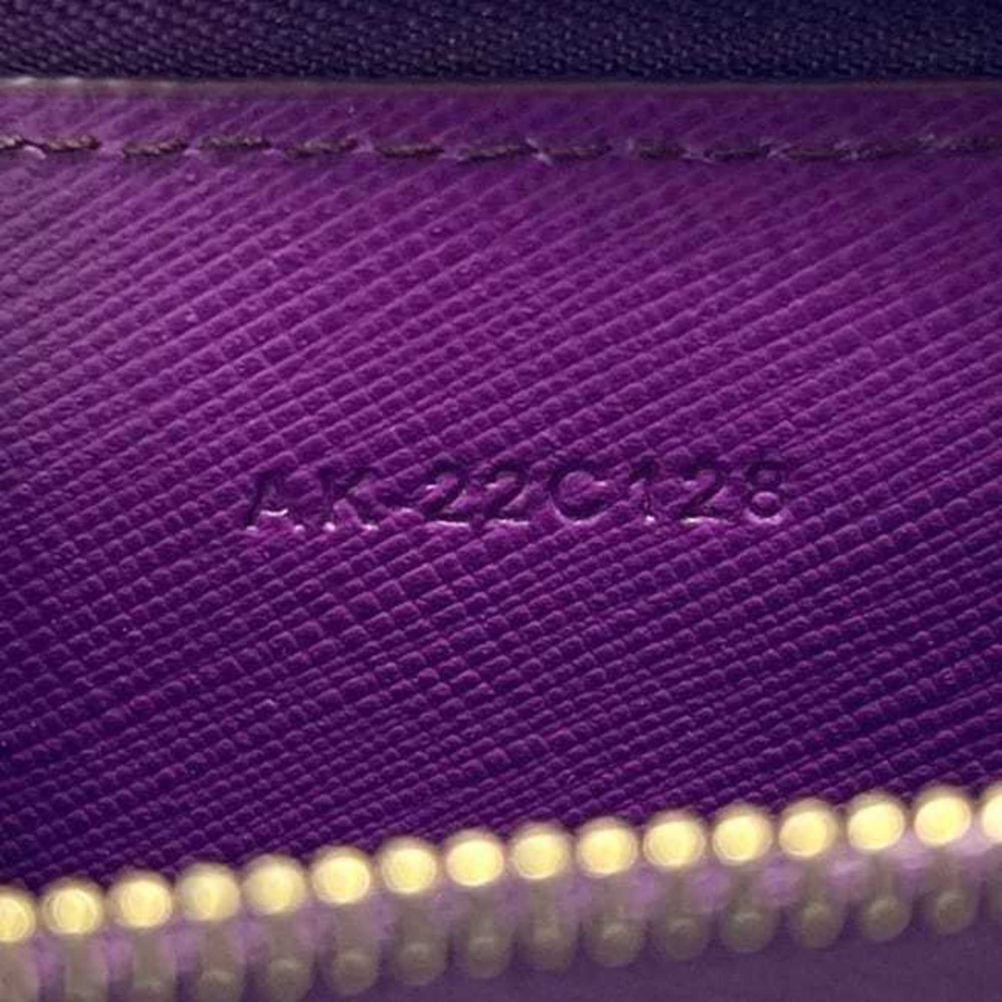 Salvatore Ferragamo Salvatore Ferragamo coin case ec-24697 purple Vara leather purse AK-22 C128 wallet ribbon mini compact round men's women's Size ONE SIZE - 7 Thumbnail