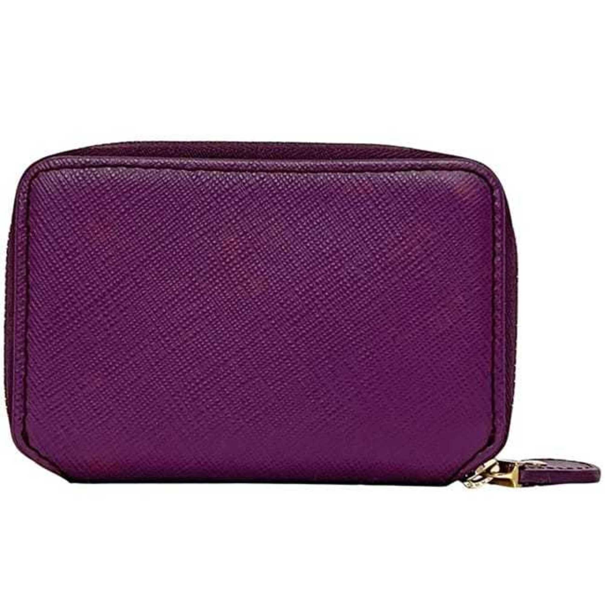 Salvatore Ferragamo Salvatore Ferragamo coin case ec-24697 purple Vara leather purse AK-22 C128 wallet ribbon mini compact round men's women's Size ONE SIZE - 4 Thumbnail