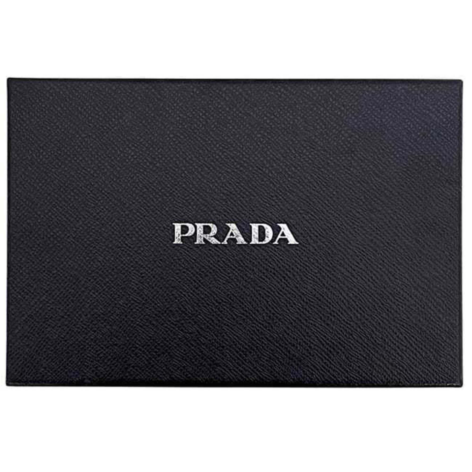 Prada Prada pouch ec-24593 light green satin 210 PRADA ribbon yellow-green women's mini with motif Size ONE SIZE - 11 Thumbnail
