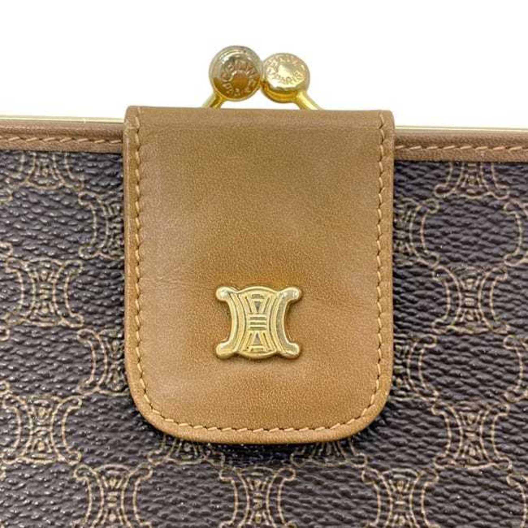 Celine Celine bifold long wallet ec-24646 brown macadam PVC leather M05 CELINE women's and men's Size ONE SIZE - 8 Thumbnail