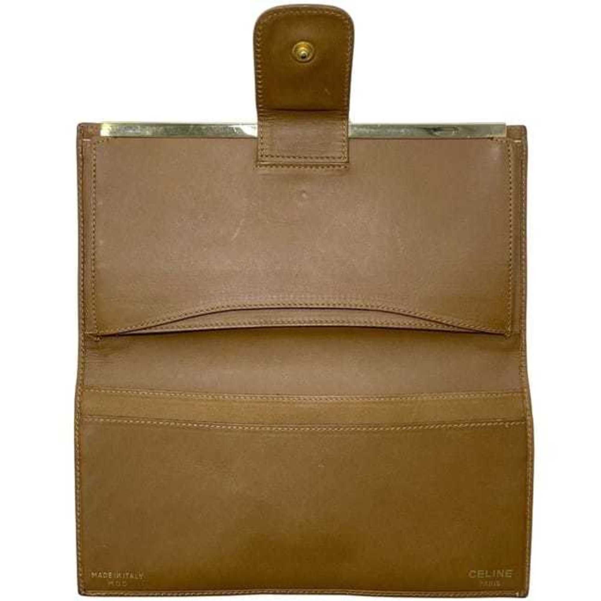 Celine Celine bifold long wallet ec-24646 brown macadam PVC leather M05 CELINE women's and men's Size ONE SIZE - 5 Thumbnail