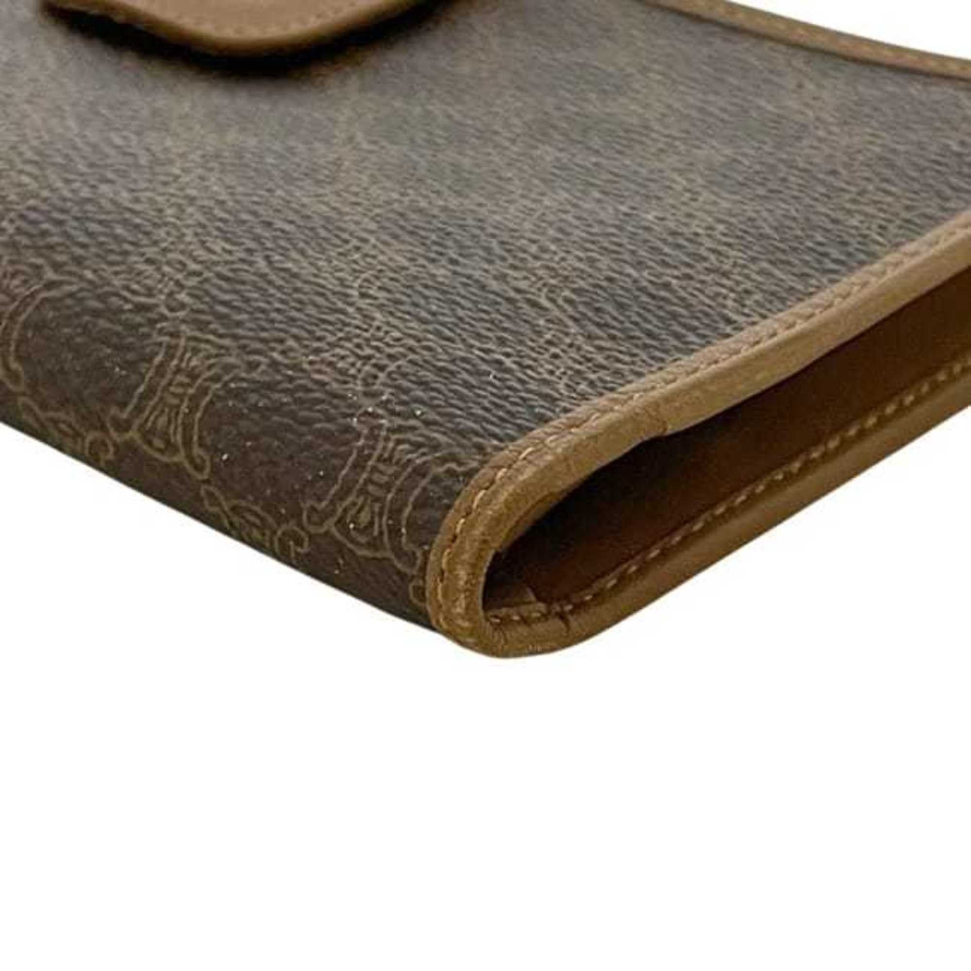 Celine Celine bifold long wallet ec-24646 brown macadam PVC leather M05 CELINE women's and men's Size ONE SIZE - 9 Thumbnail