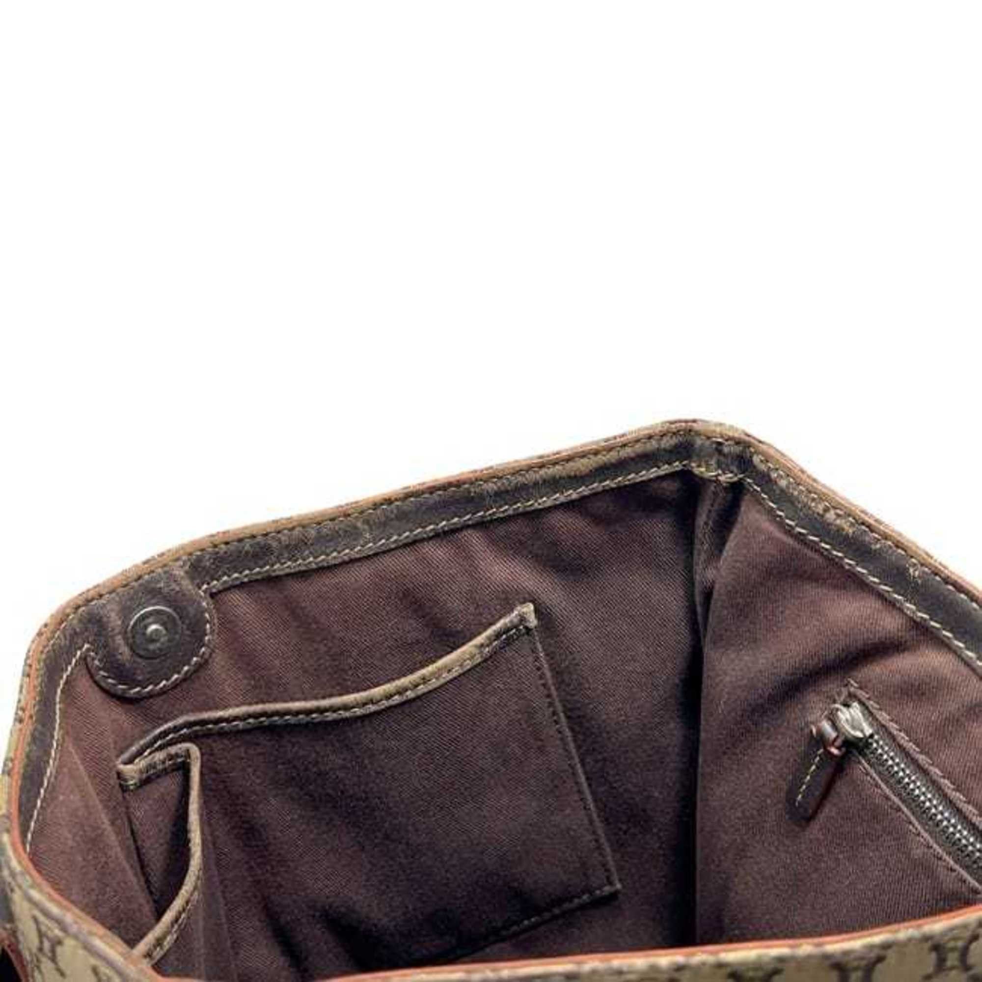 Celine Celine Tote Bag ec-24691 Beige Brown Macadam Nylon Leather ST 00/36 CELINE A4 Men's and Women's Canvas Size ONE SIZE - 5 Thumbnail