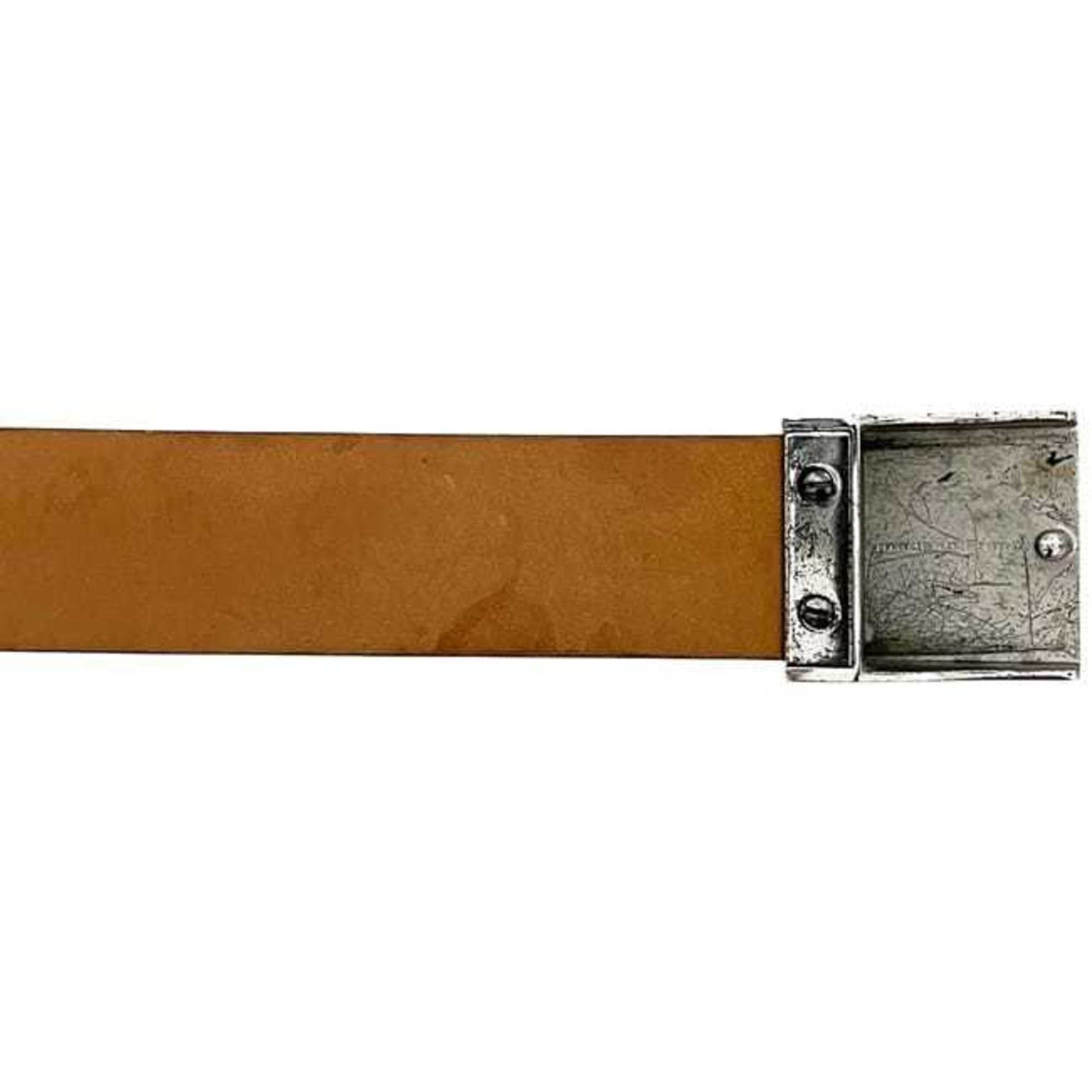 Louis Vuitton Louis Vuitton Santur Carre Belt ec-24719 Brown Damier Ebene Canvas M6802 Waist 72cm LB0033 LOUIS VUITTON Square Buckle Size ONE SIZE - 11 Thumbnail
