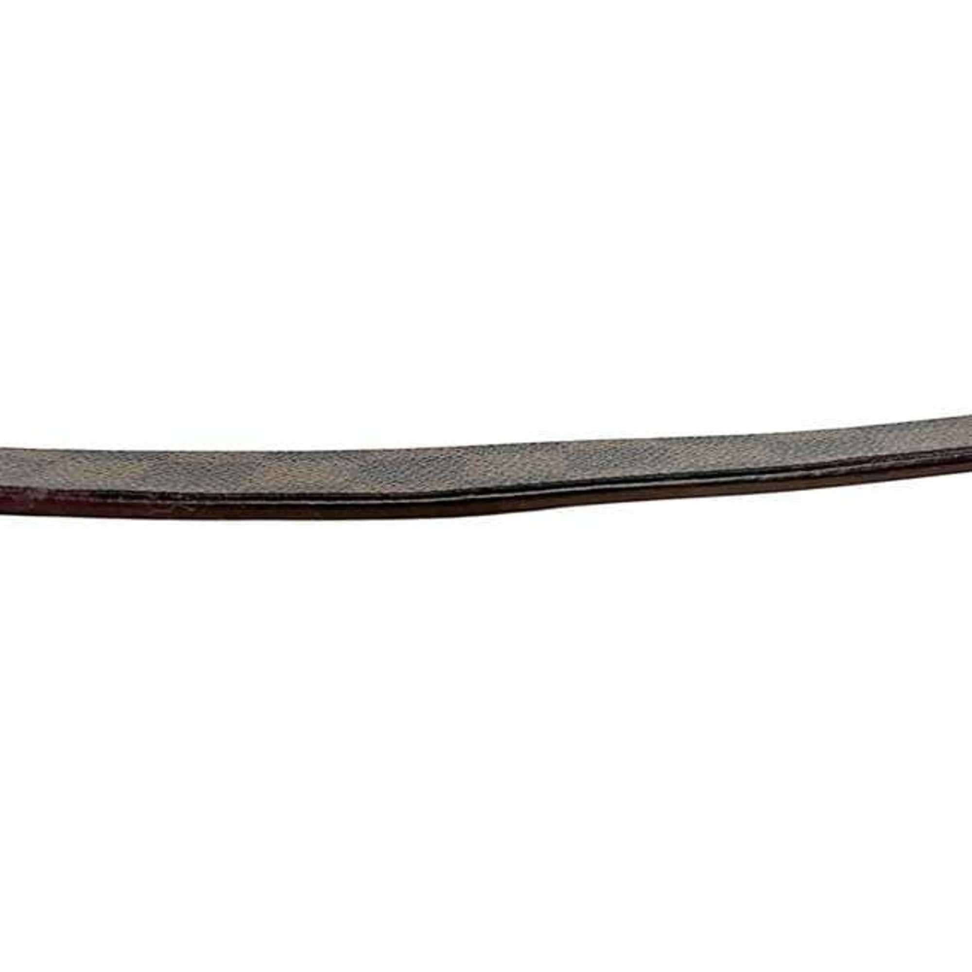 Louis Vuitton Louis Vuitton Santur Carre Belt ec-24719 Brown Damier Ebene Canvas M6802 Waist 72cm LB0033 LOUIS VUITTON Square Buckle Size ONE SIZE - 7 Thumbnail