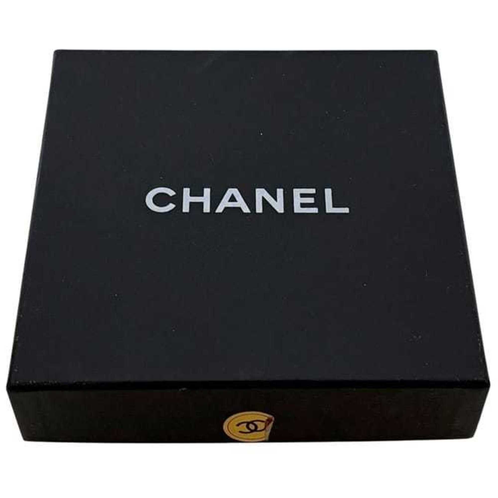 Chanel Chanel Necklace ec-24724 Gold Black Coco Mark GP 06 A CHANEL Clover Long with Stone Chain, Large, Women's, Size ONE SIZE - 11 Thumbnail