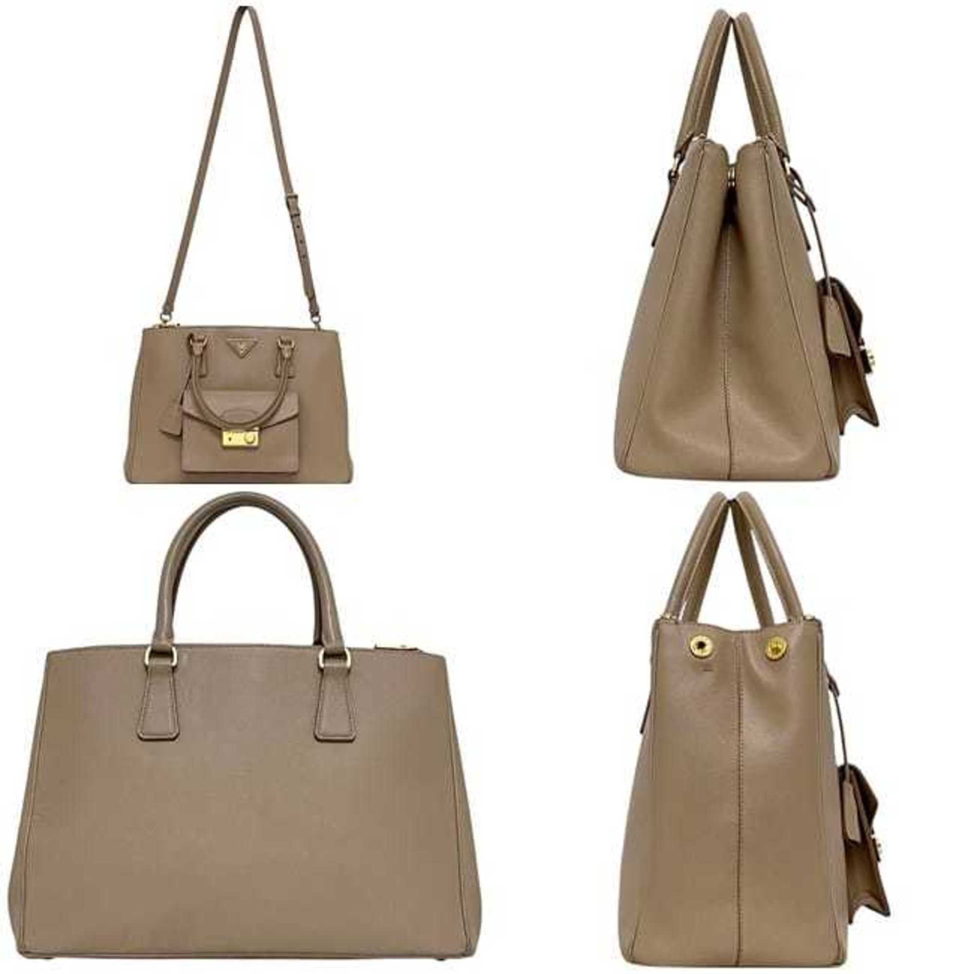 Prada Prada 2-way bag f-24668 beige CAMMEO BN2674 Saffiano leather 7 PRADA shoulder bag, handbag, women's crossbody Size ONE SIZE - 3 Thumbnail