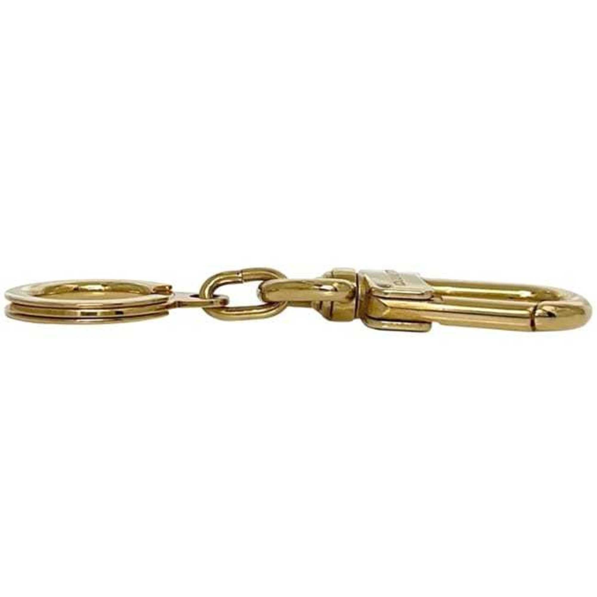 Louis Vuitton Louis Vuitton Anocre Key Ring ec-24689 Gold M62694 GP LOUIS VUITTON Holder Carabiner Men's Women's Engraved Size ONE SIZE - 4 Thumbnail