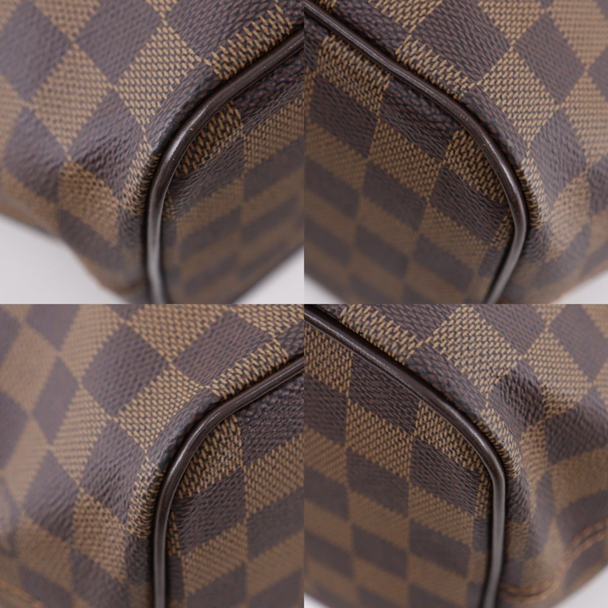 Louis Vuitton Louis Vuitton Saleya PM Tote Bag N51183 Damier Canvas 2007 Brown VI4077 A5 Zipper Women's Size ONE SIZE - 4 Thumbnail