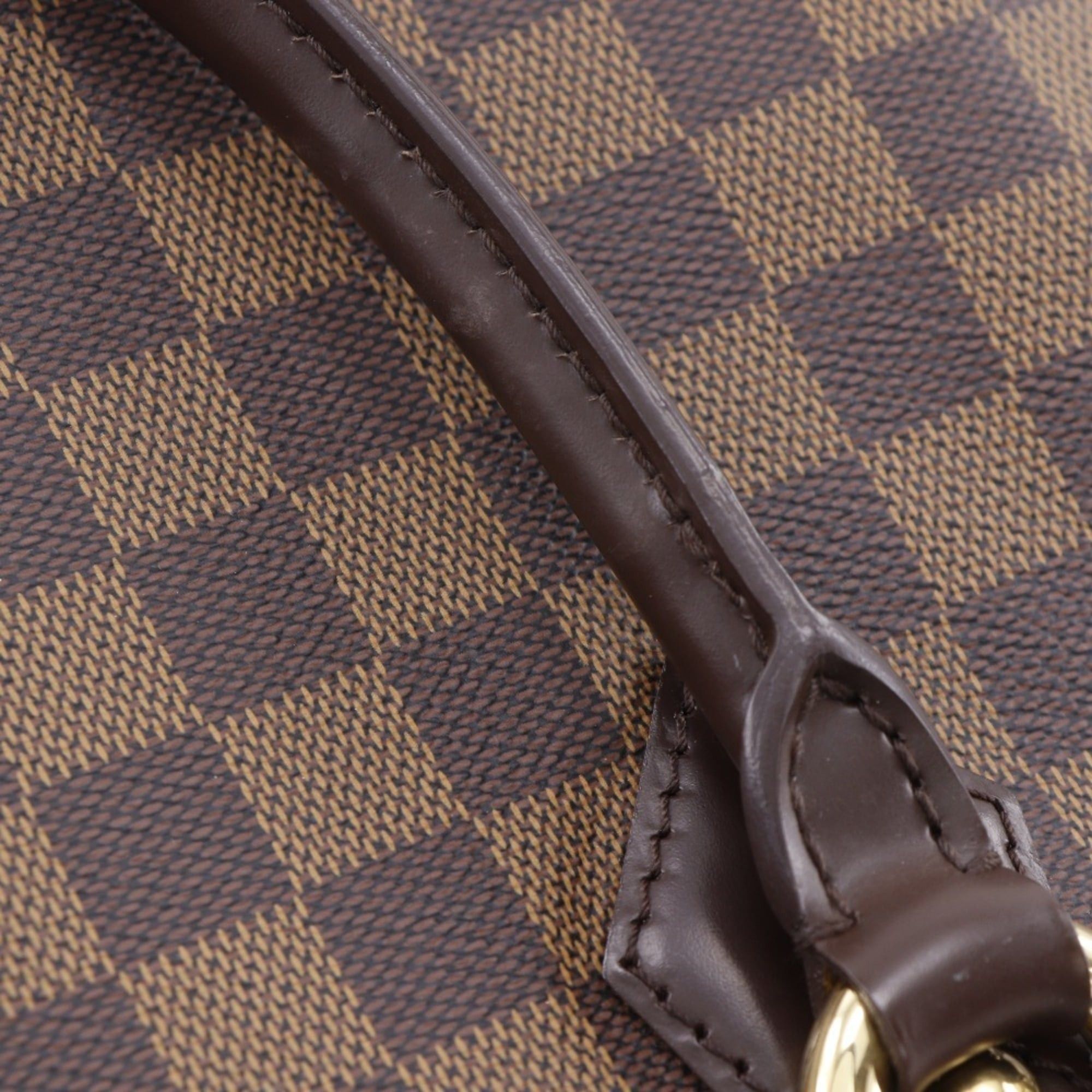 Louis Vuitton Louis Vuitton Saleya PM Tote Bag N51183 Damier Canvas 2007 Brown VI4077 A5 Zipper Women's Size ONE SIZE - 14 Thumbnail