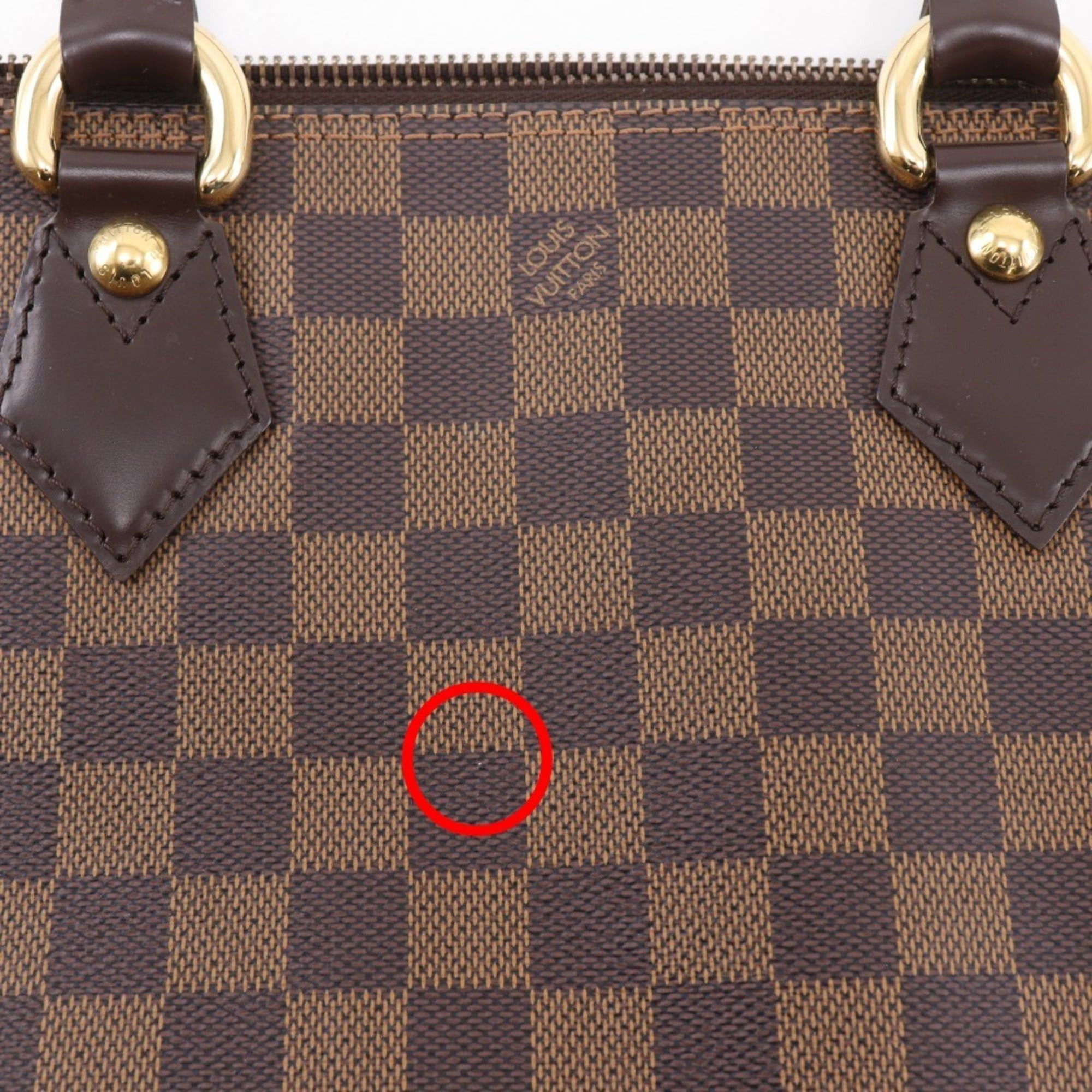 Louis Vuitton Louis Vuitton Saleya PM Tote Bag N51183 Damier Canvas 2007 Brown VI4077 A5 Zipper Women's Size ONE SIZE - 7 Thumbnail