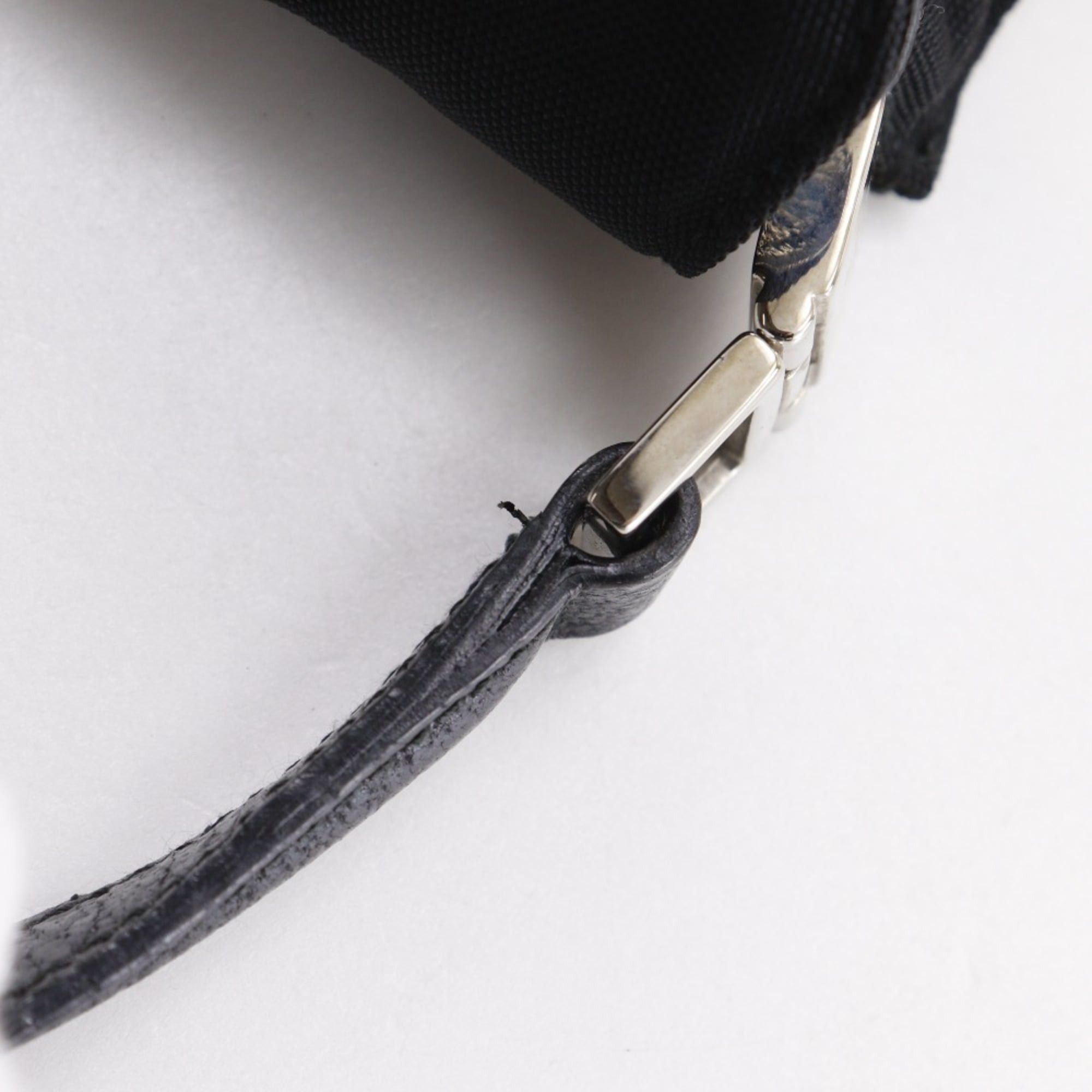 Gucci Gucci Jackie Shoulder Bag 001.3734.200047, Black Nylon Canvas, Flap, Women's Size ONE SIZE - 10 Thumbnail