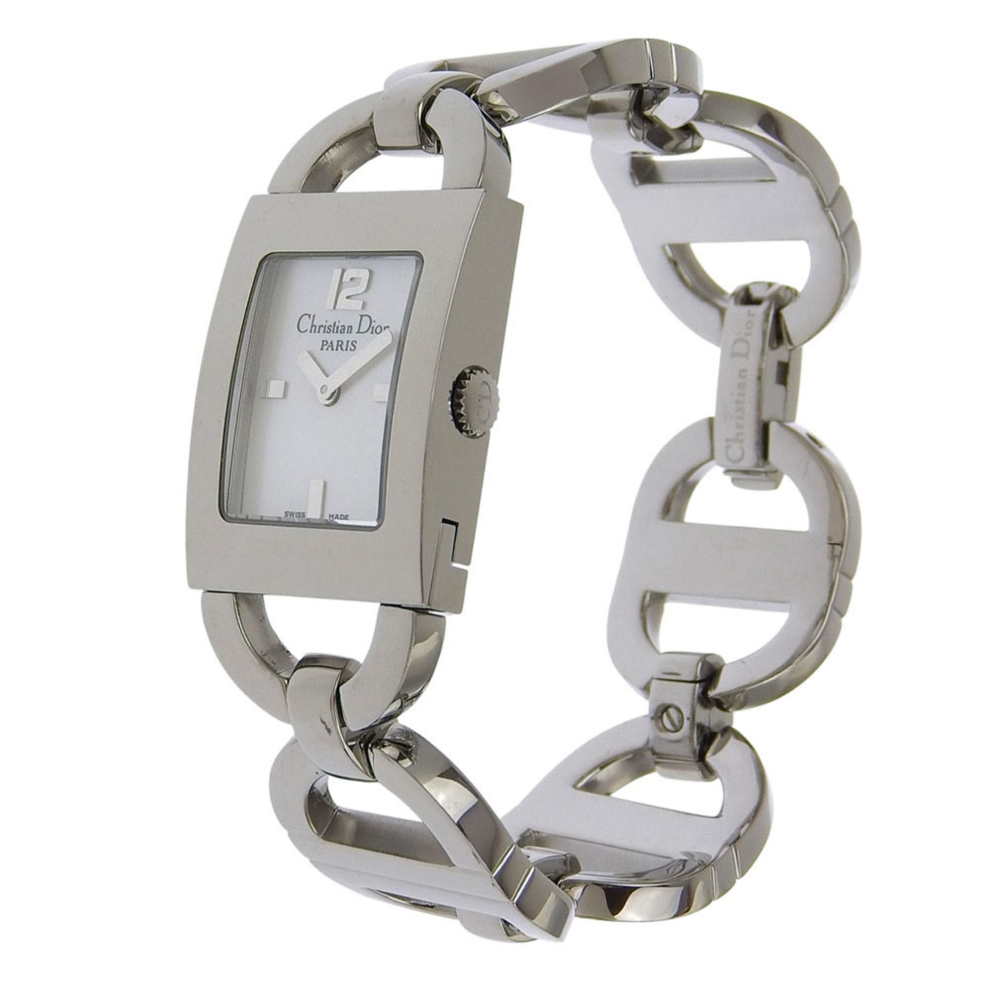 Dior Dior Maris Watch D78-109, Stainless Steel, Quartz, Analog Display, White Shell Dial, Women's Size ONE SIZE - 2 Thumbnail