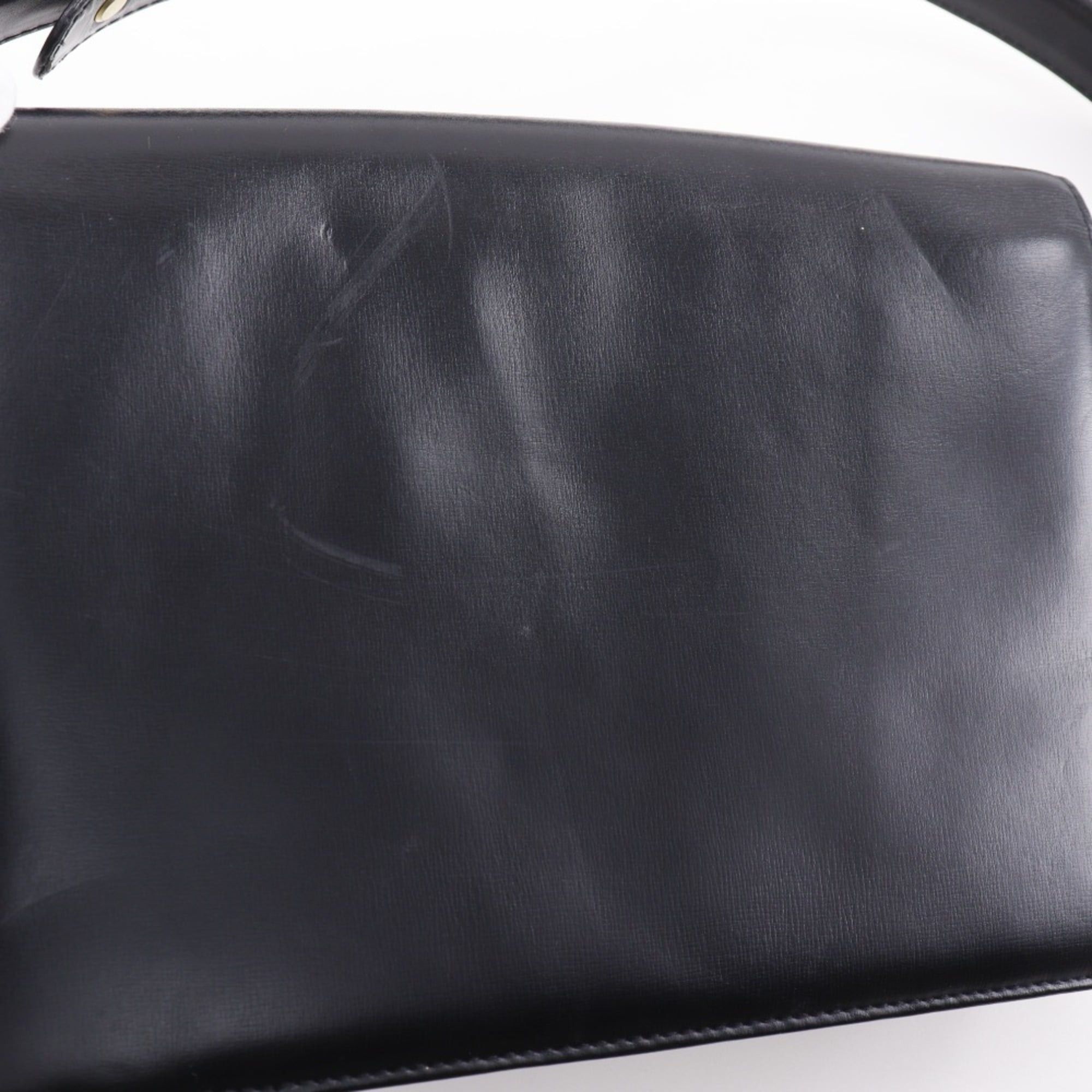 Gucci Gucci Old Shoulder Bag, Vintage Calfskin, Black, A5 Size, Flap, Women's Size ONE SIZE - 12 Thumbnail