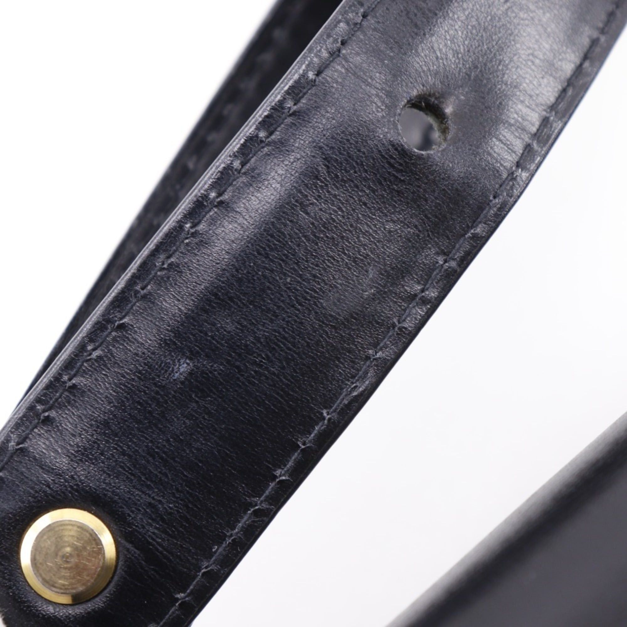 Gucci Gucci Old Shoulder Bag, Vintage Calfskin, Black, A5 Size, Flap, Women's Size ONE SIZE - 18 Thumbnail