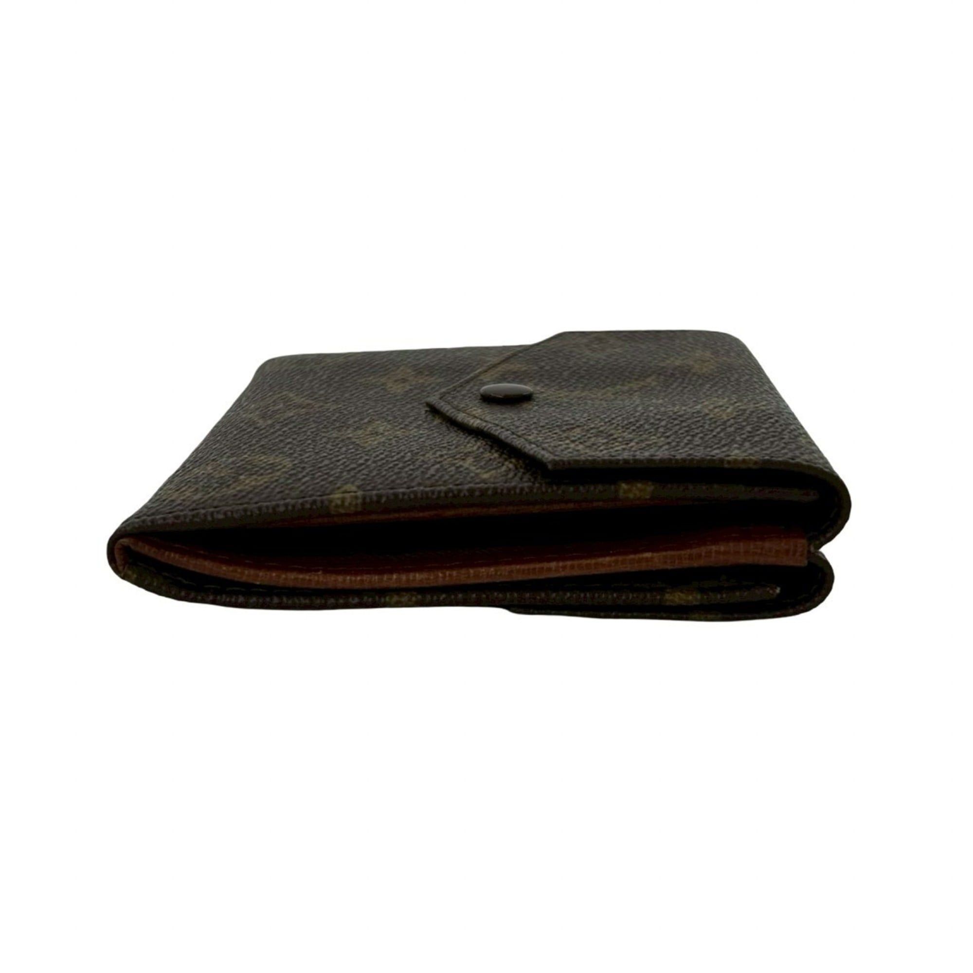 Louis Vuitton LOUIS VUITTON Vintage Porte Monnaie Bié Monogram Leather Tri-fold Wallet, Mini, Brown, 57264 Size ONE SIZE - 5 Thumbnail