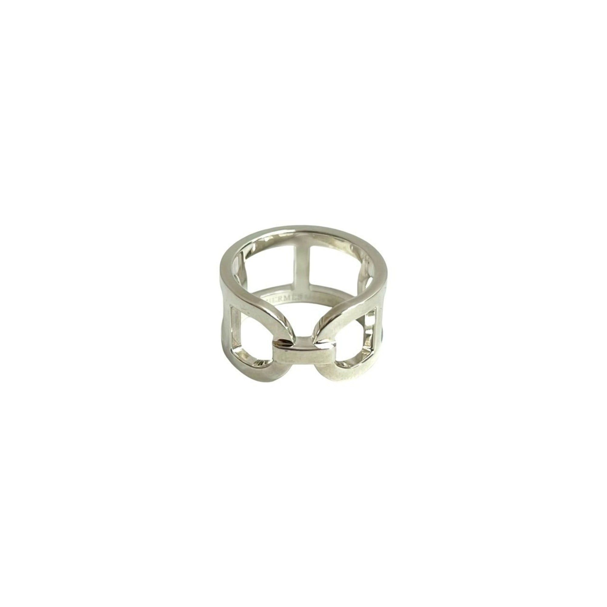 Hermes HERMES Ever Chaine d'Ancre MM Silver 925 Ring, Size 52 (12), Silver, 33065 Size ONE SIZE - 5 Thumbnail