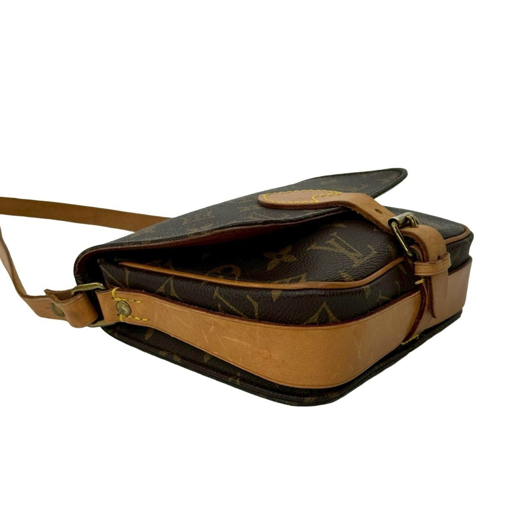 Louis Vuitton LOUIS VUITTON Culteciel Monogram Leather Mini Shoulder Bag/Pochette, Brown, 148-1 Size ONE SIZE - 7 Thumbnail