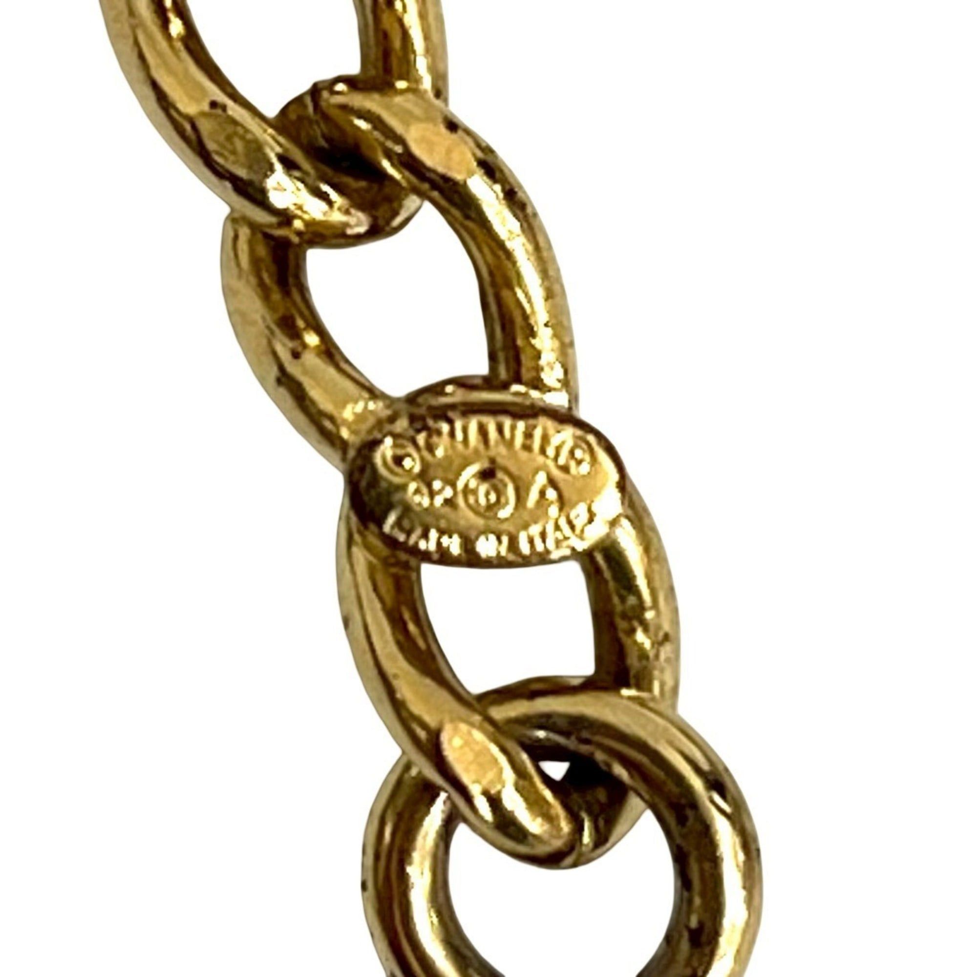 Chanel CHANEL Vintage Coco Mark Logo Motif GP Chain Necklace Pendant Gold OG810 Size ONE SIZE - 2 Thumbnail