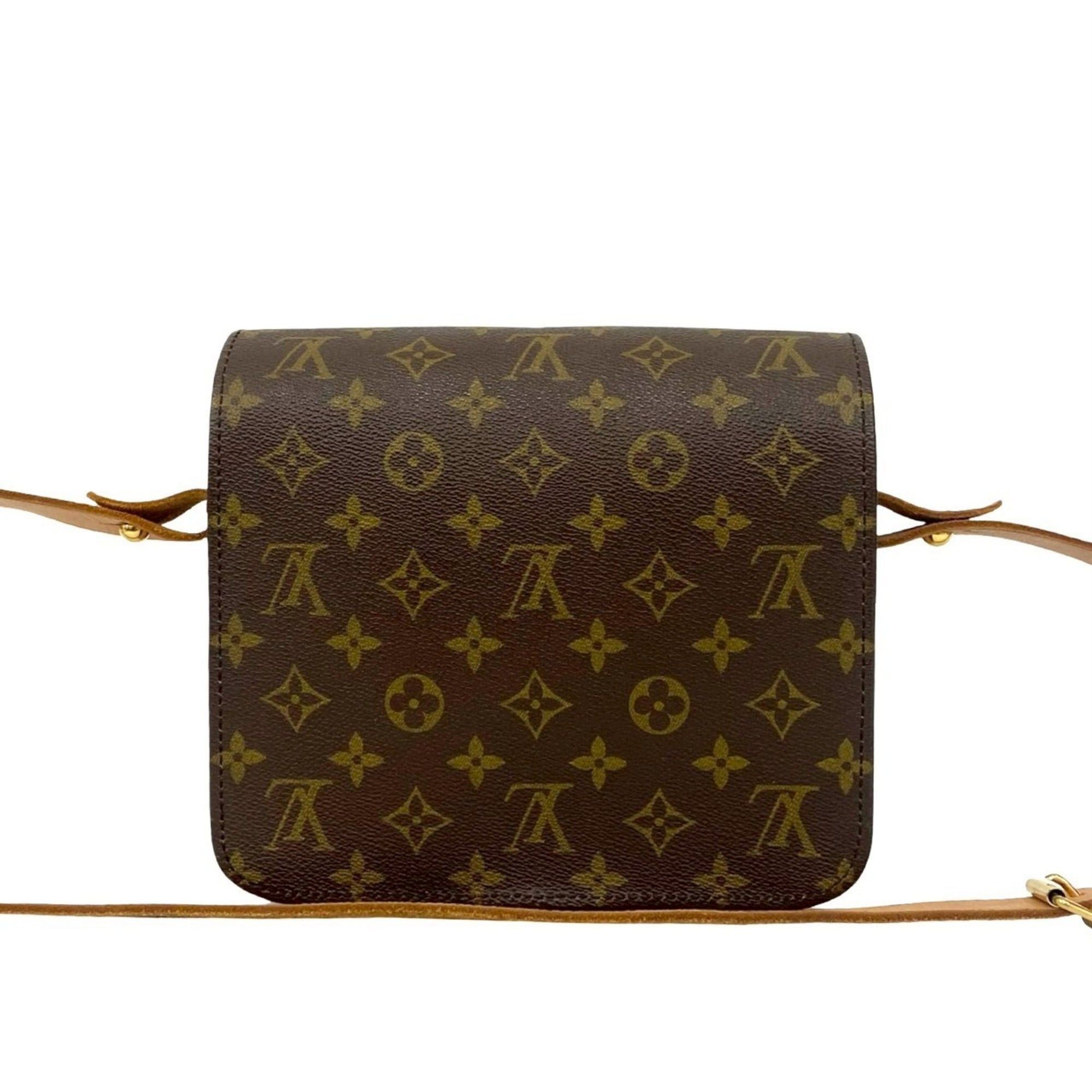 Louis Vuitton LOUIS VUITTON Vintage Cultusiere Monogram Leather Shoulder Bag/Pochette Brown 42061 Size ONE SIZE - 3 Thumbnail